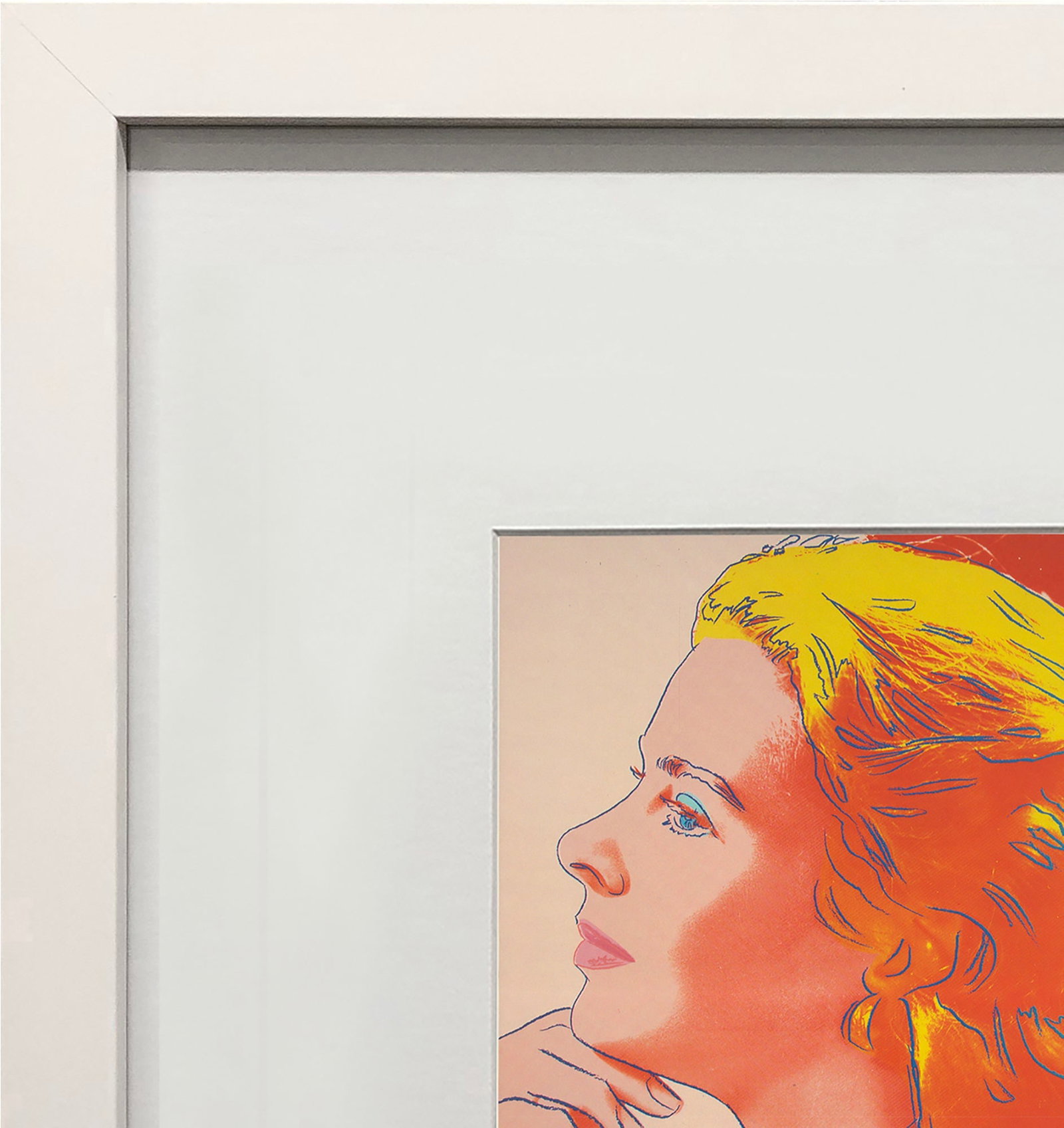 Andy Warhol - Portrait of Ingrid Bergman - 1983 Offset Lithograph 8" x 8" - 3