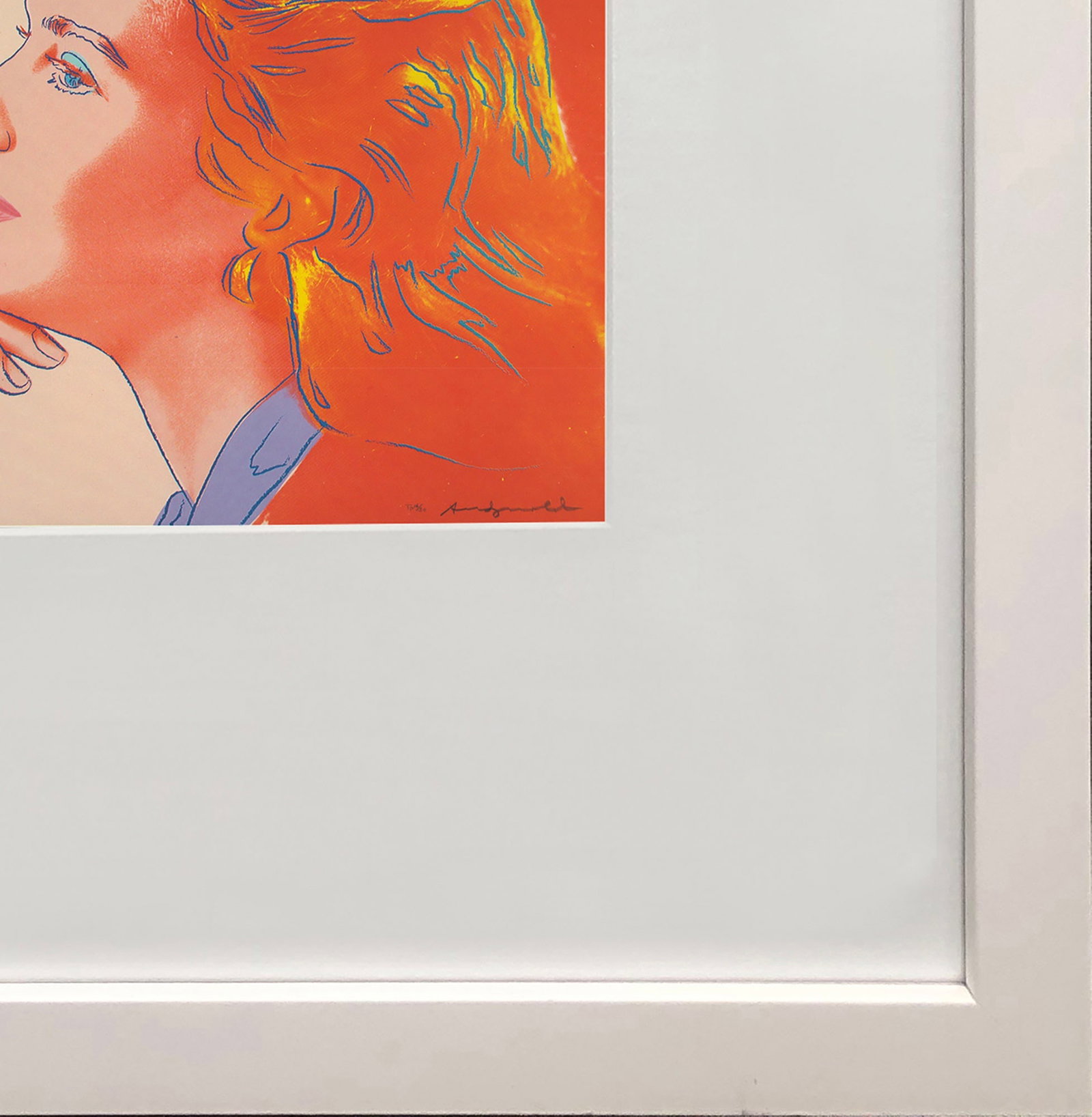 Andy Warhol - Portrait of Ingrid Bergman - 1983 Offset Lithograph 8" x 8" - 4