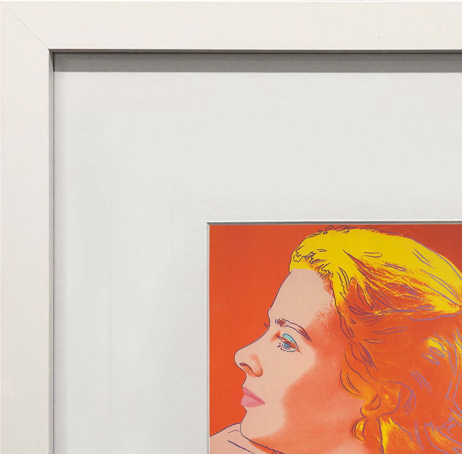 Andy Warhol - Portrait of Ingrid Bergman - 1983 Offset Lithograph 8" x 8" - 3
