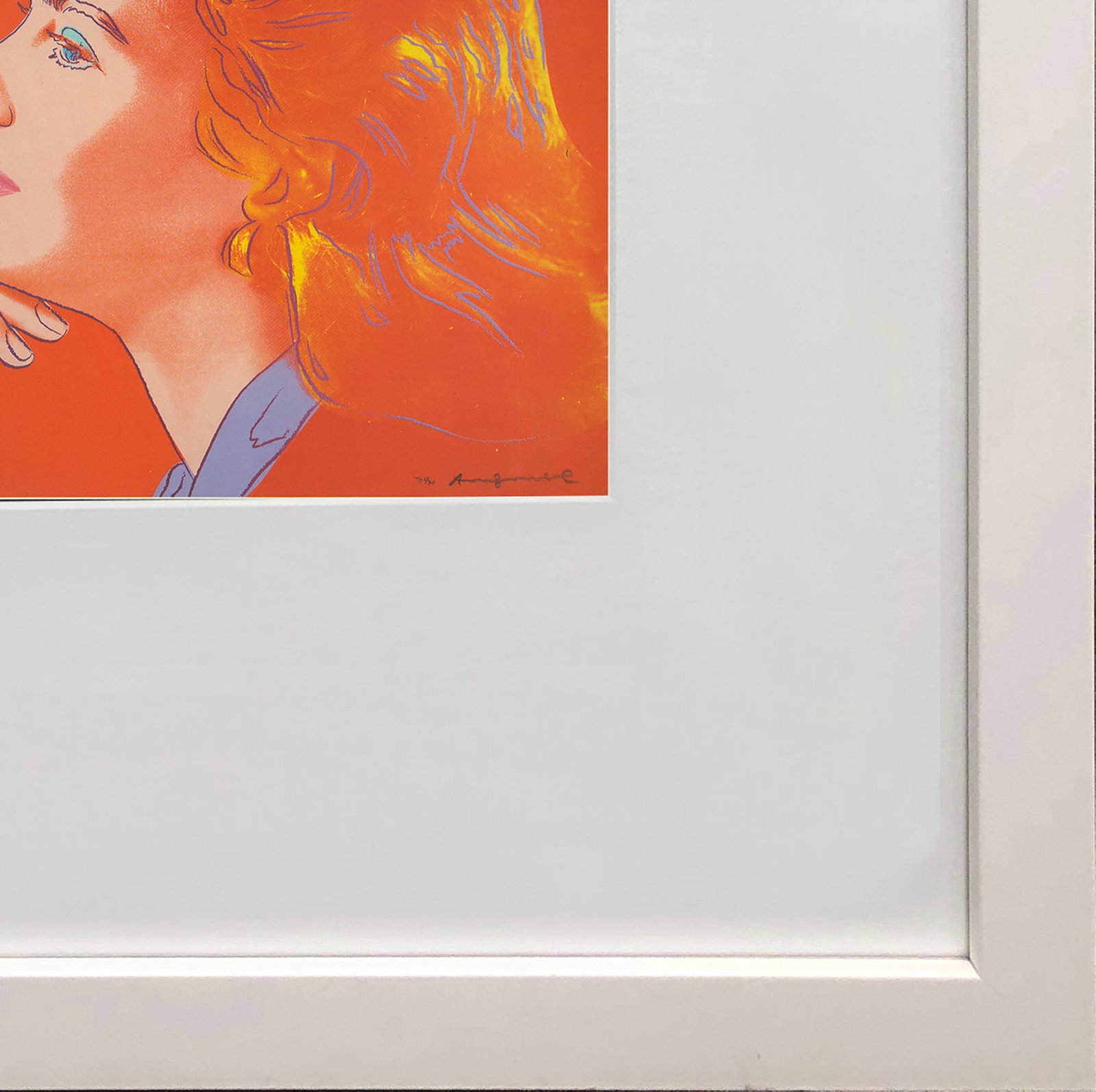 Andy Warhol - Portrait of Ingrid Bergman - 1983 Offset Lithograph 8" x 8" - 4