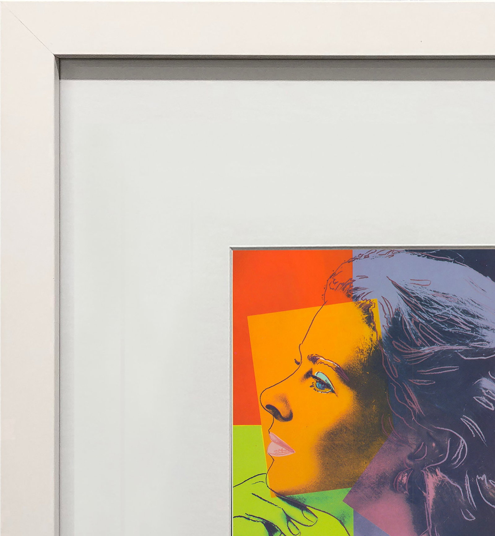 Andy Warhol - Portrait of Ingrid Bergman - 1983 Offset Lithograph 8" x 8" - 3