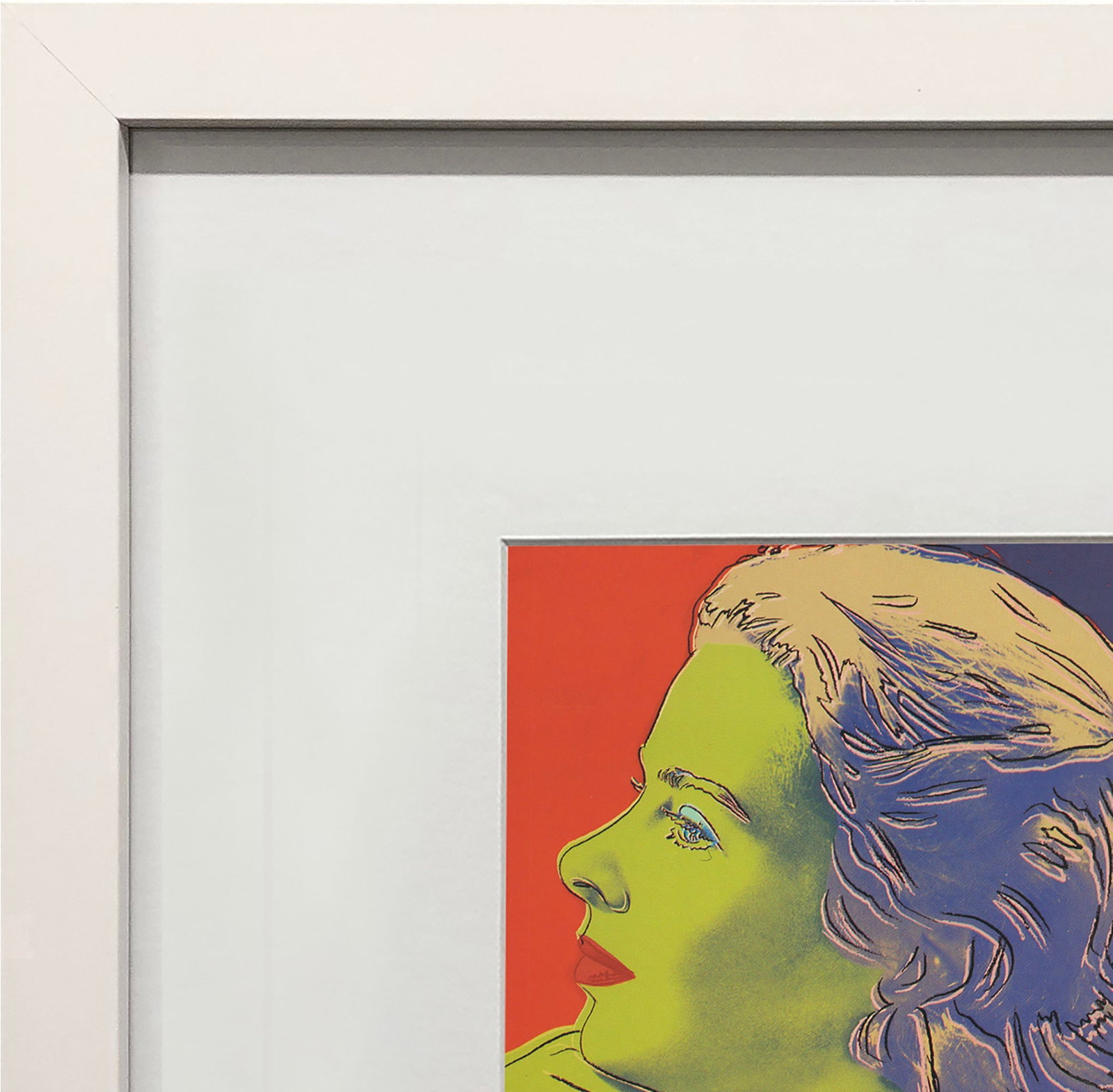 Andy Warhol - Portrait of Ingrid Bergman - 1983 Offset Lithograph 8" x 8" - 3
