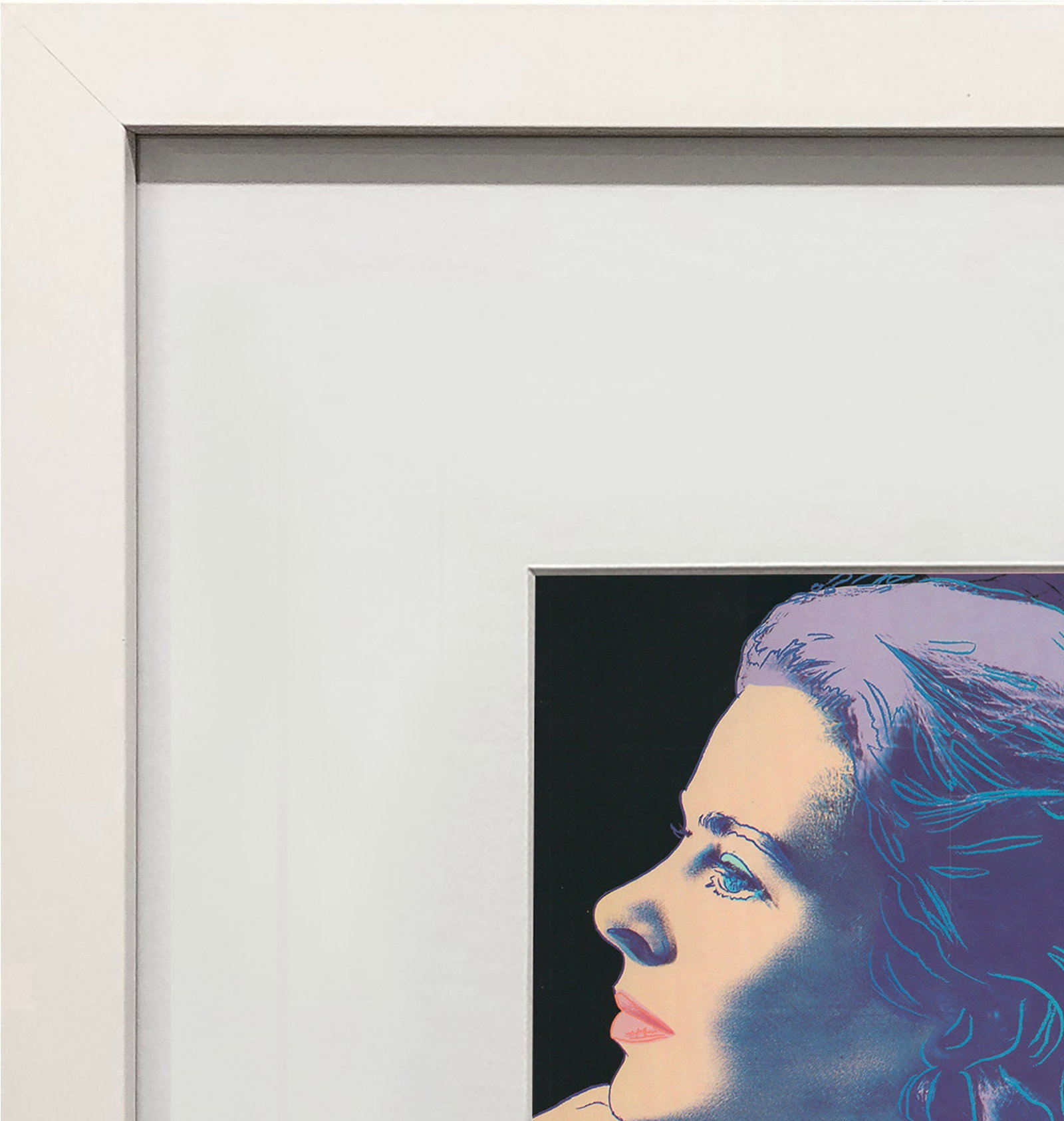 Andy Warhol - Portrait of Ingrid Bergman - 1983 Offset Lithograph 8" x 8" - 3