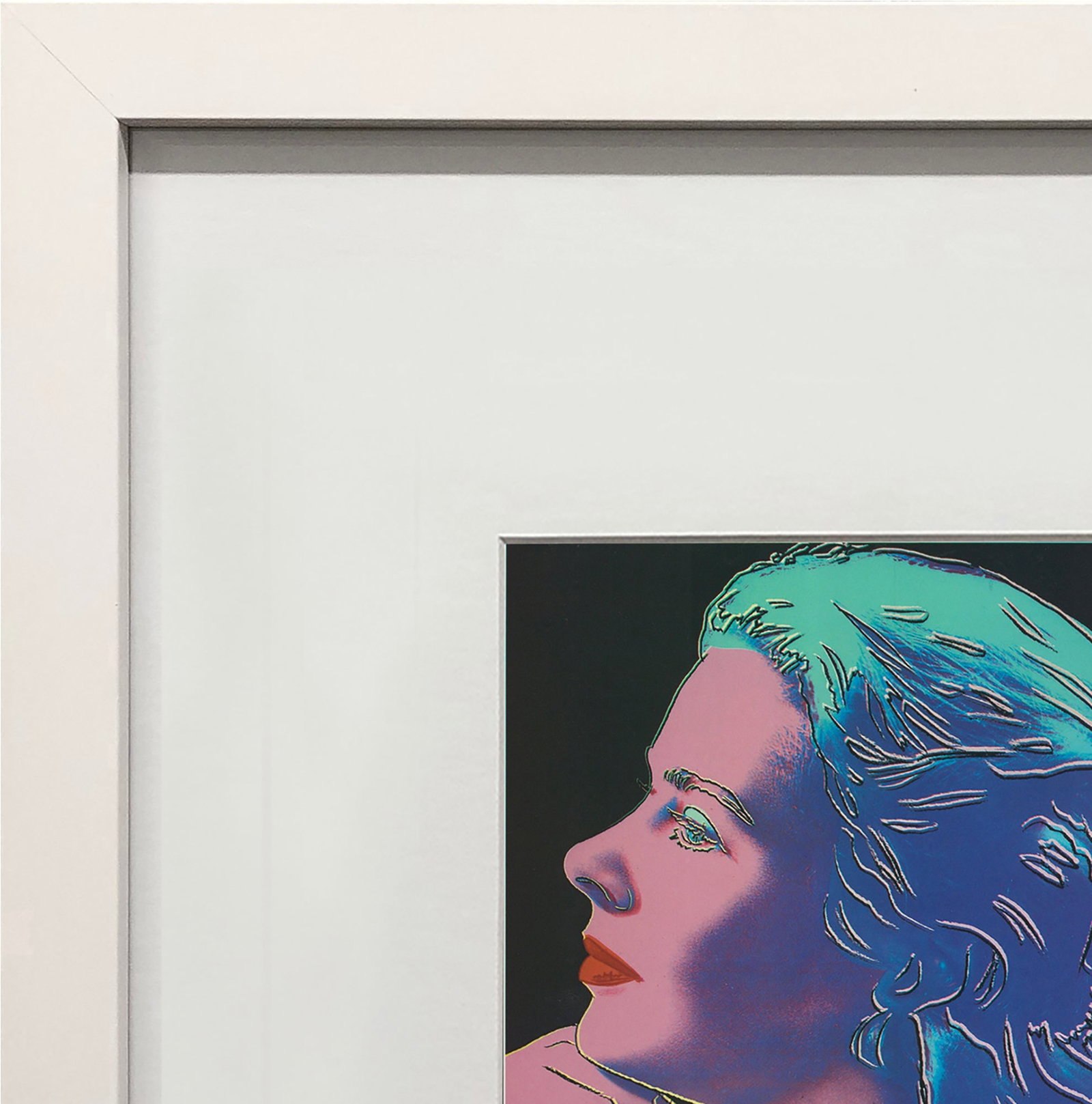 Andy Warhol - Portrait of Ingrid Bergman - 1983 Offset Lithograph 8" x 8" - 3