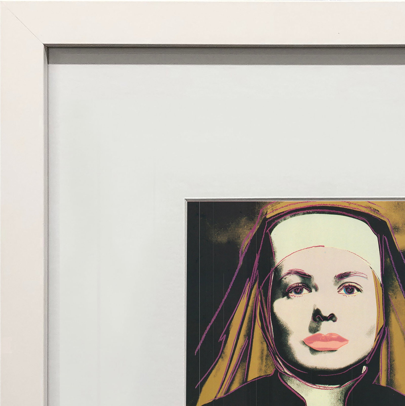 Andy Warhol - Portrait of Ingrid Bergman the Nun - 1983 Offset Lithograph 8" x 8" - 3