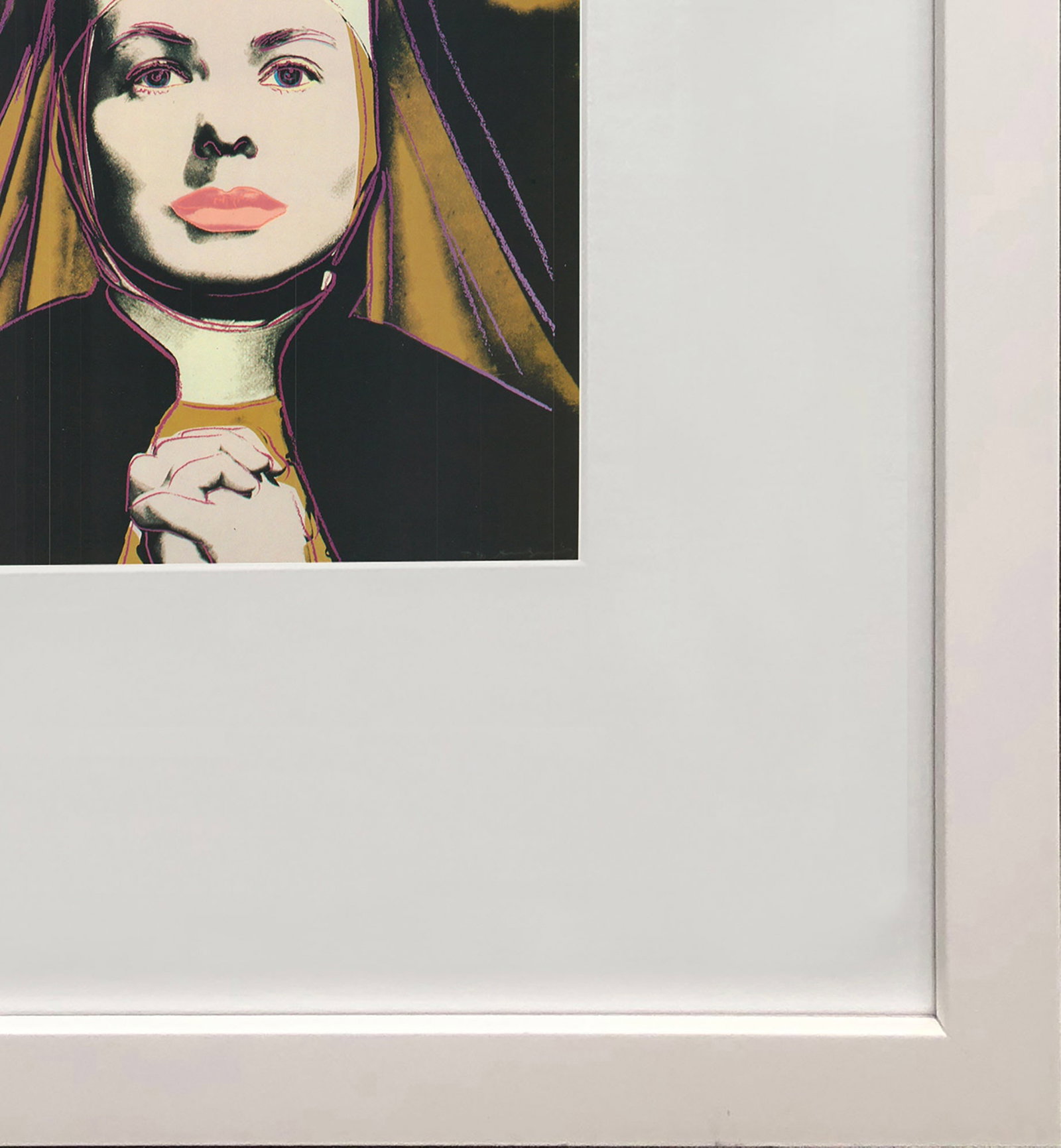 Andy Warhol - Portrait of Ingrid Bergman the Nun - 1983 Offset Lithograph 8" x 8" - 4