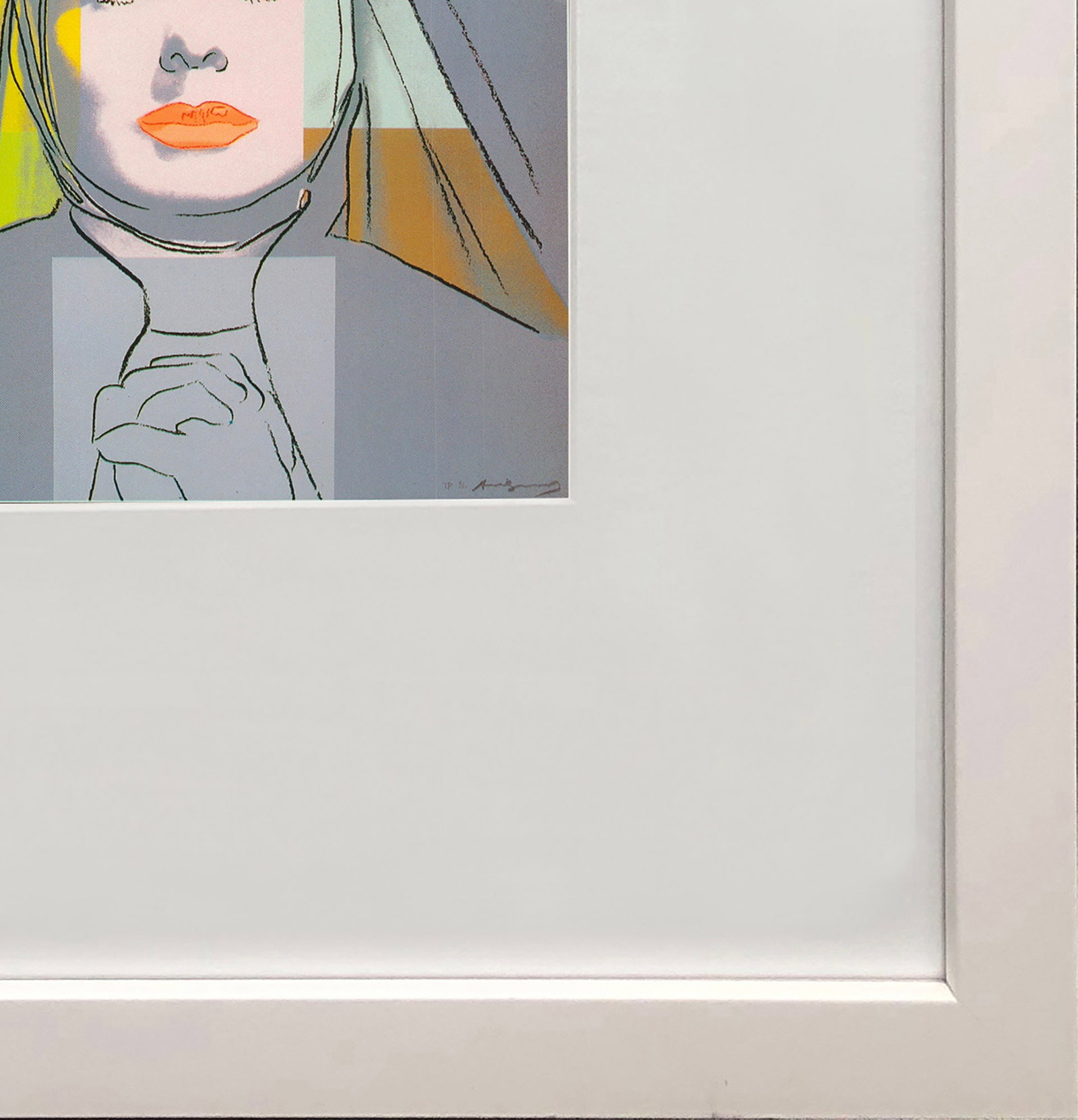 Andy Warhol - Portrait of Ingrid Bergman the Nun - 1983 Offset Lithograph 8" x 8" - 4