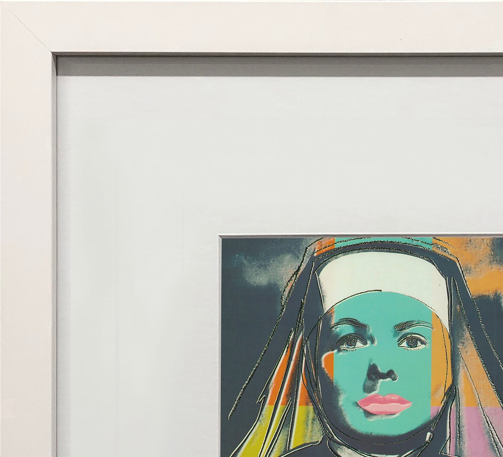 Andy Warhol - Portrait of Ingrid Bergman the Nun - 1983 Offset Lithograph 8" x 8" - 3