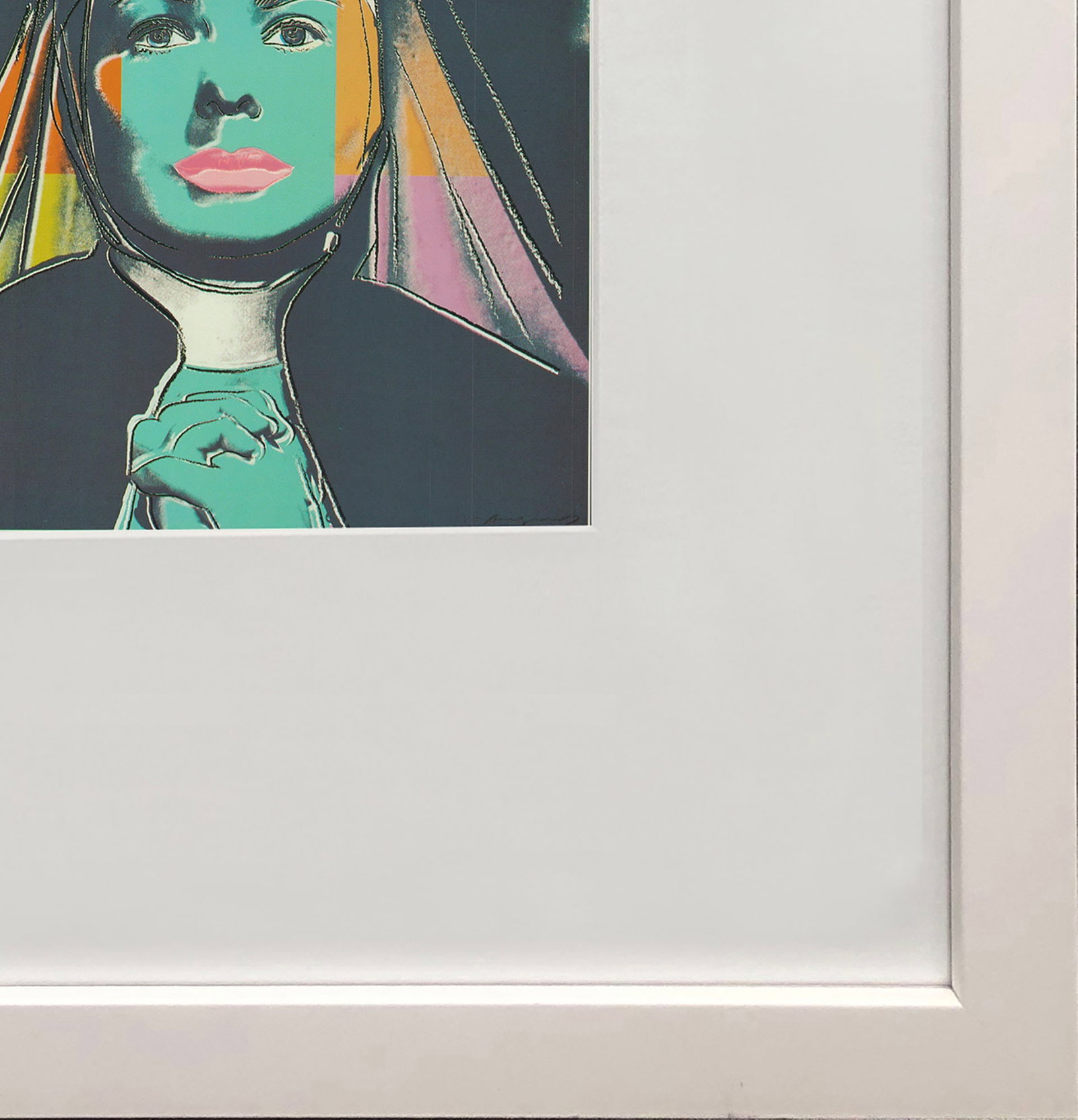 Andy Warhol - Portrait of Ingrid Bergman the Nun - 1983 Offset Lithograph 8" x 8" - 4