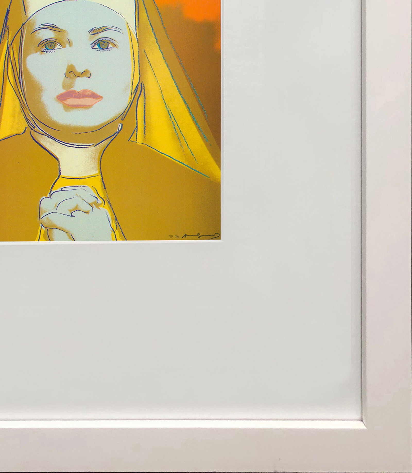 Andy Warhol - Portrait of Ingrid Bergman the Nun - 1983 Offset Lithograph 8" x 8" - 4