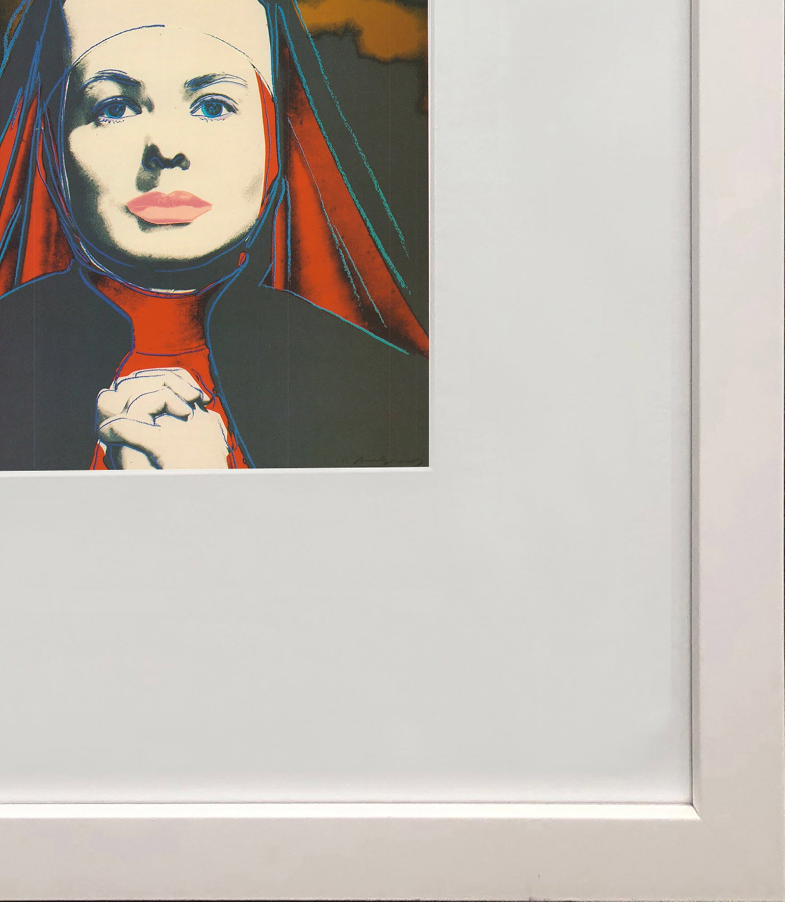 Andy Warhol - Portrait of Ingrid Bergman the Nun - 1983 Offset Lithograph 8" x 8" - 4