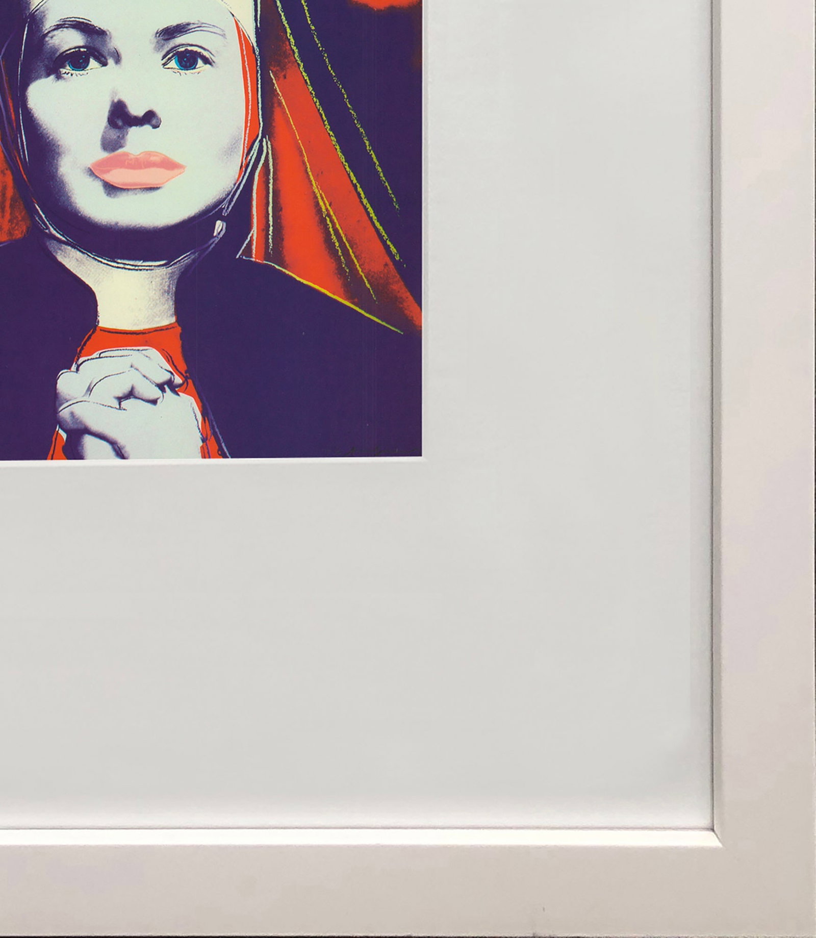 Andy Warhol - Portrait of Ingrid Bergman the Nun - 1983 Offset Lithograph 8" x 8" - 4