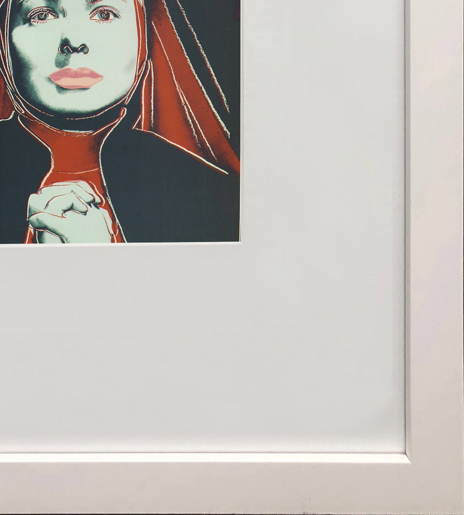 Andy Warhol - Portrait of Ingrid Bergman the Nun - 1983 Offset Lithograph 8" x 8" - 4