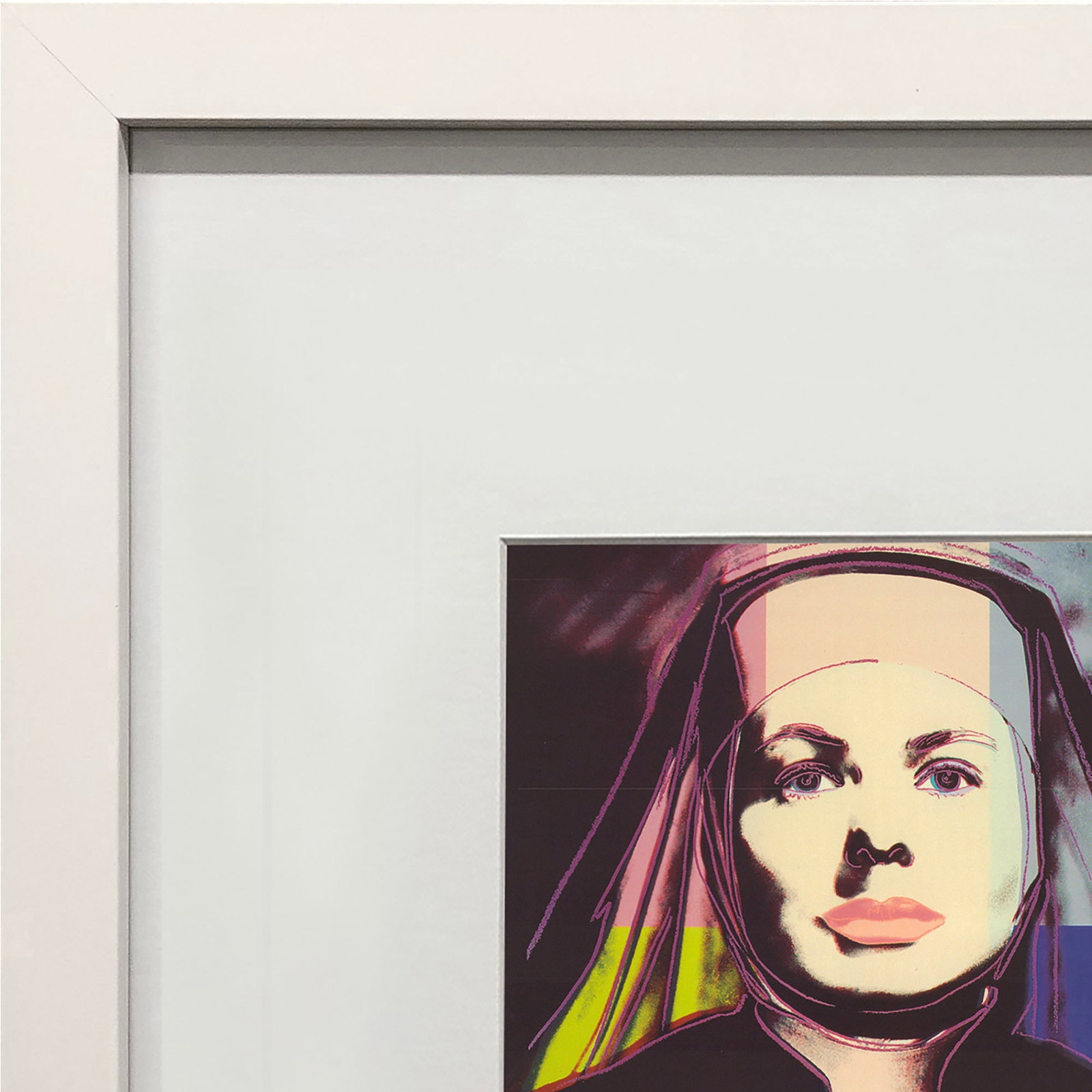 Andy Warhol - Portrait of Ingrid Bergman the Nun - 1983 Offset Lithograph 8" x 8" - 3