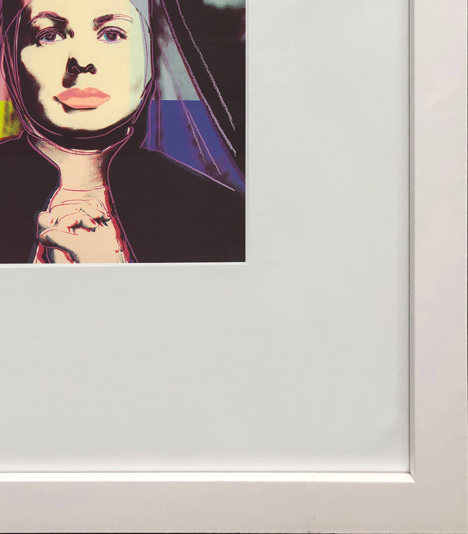 Andy Warhol - Portrait of Ingrid Bergman the Nun - 1983 Offset Lithograph 8" x 8" - 4