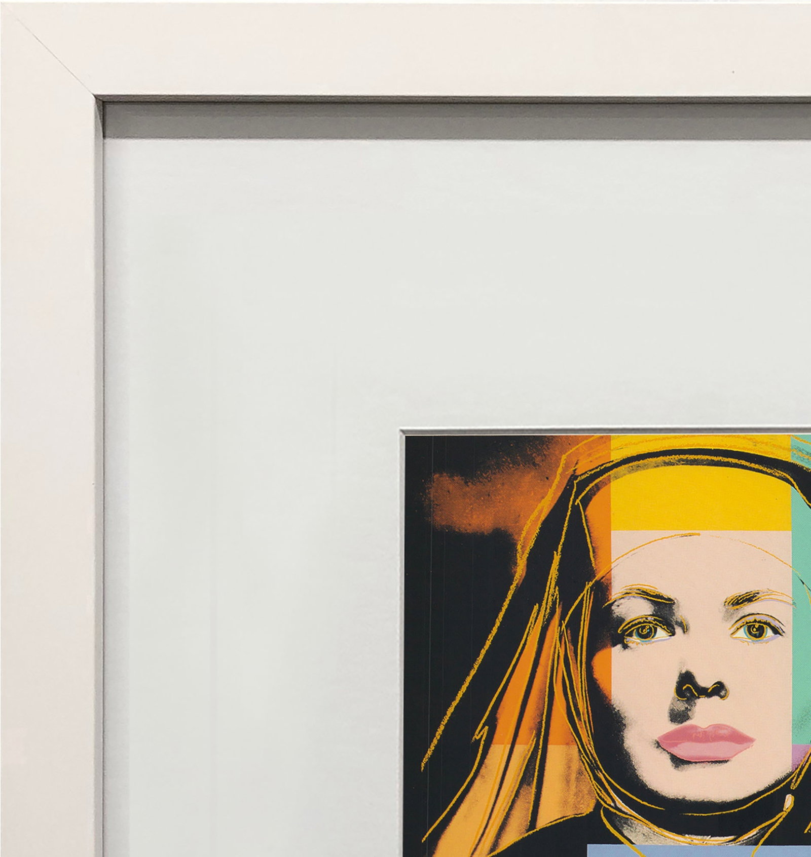 Andy Warhol - Portrait of Ingrid Bergman the Nun - 1983 Offset Lithograph 8" x 8" - 3