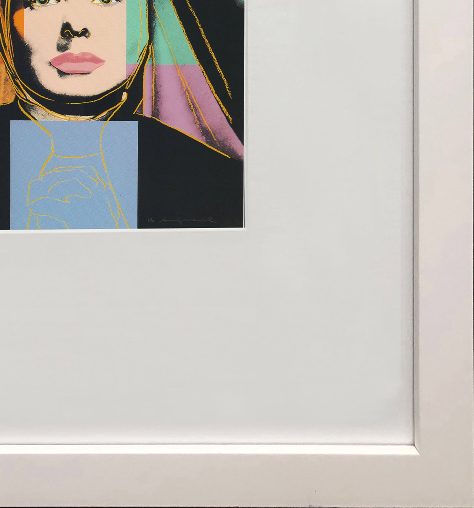 Andy Warhol - Portrait of Ingrid Bergman the Nun - 1983 Offset Lithograph 8" x 8" - 4