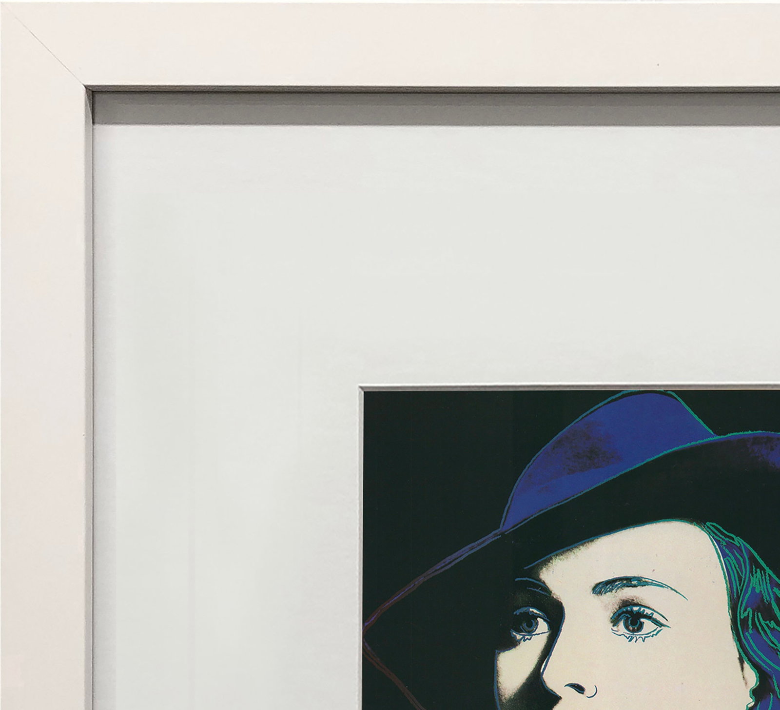 Andy Warhol - Portrait of Ingrid Bergman with Hat - 1983 Offset Lithograph 8" x 8" - 3