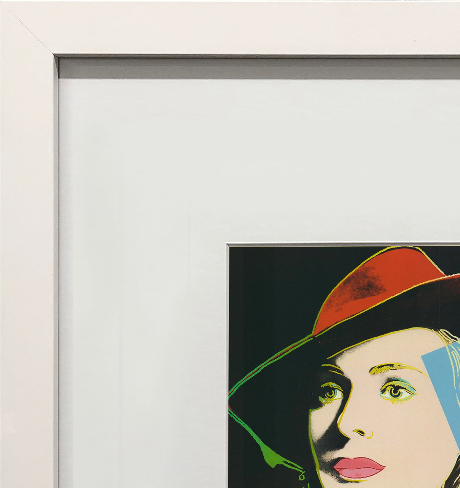 Andy Warhol - Portrait of Ingrid Bergman with Hat - 1983 Offset Lithograph 8" x 8" - 3