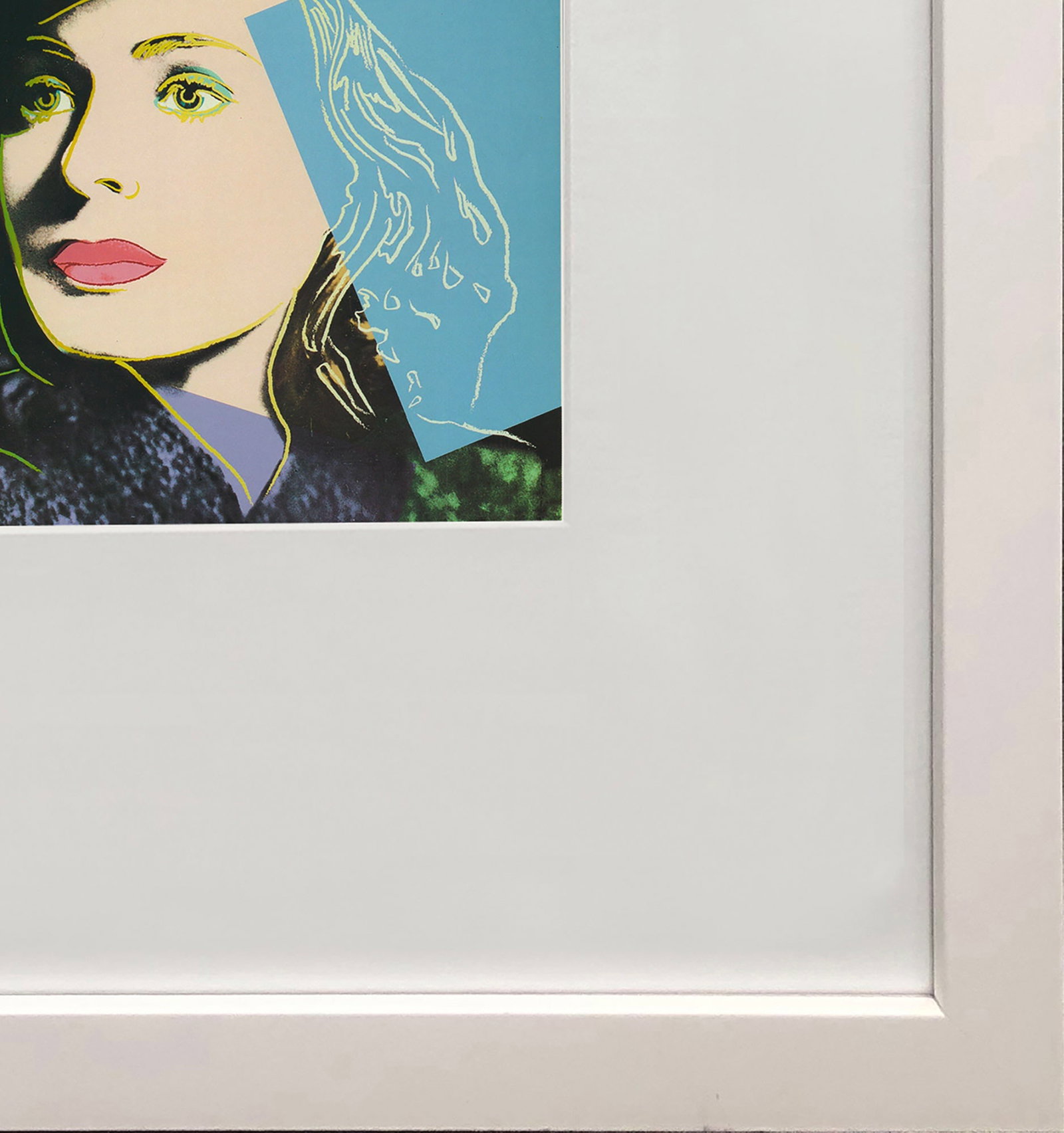 Andy Warhol - Portrait of Ingrid Bergman with Hat - 1983 Offset Lithograph 8" x 8" - 4