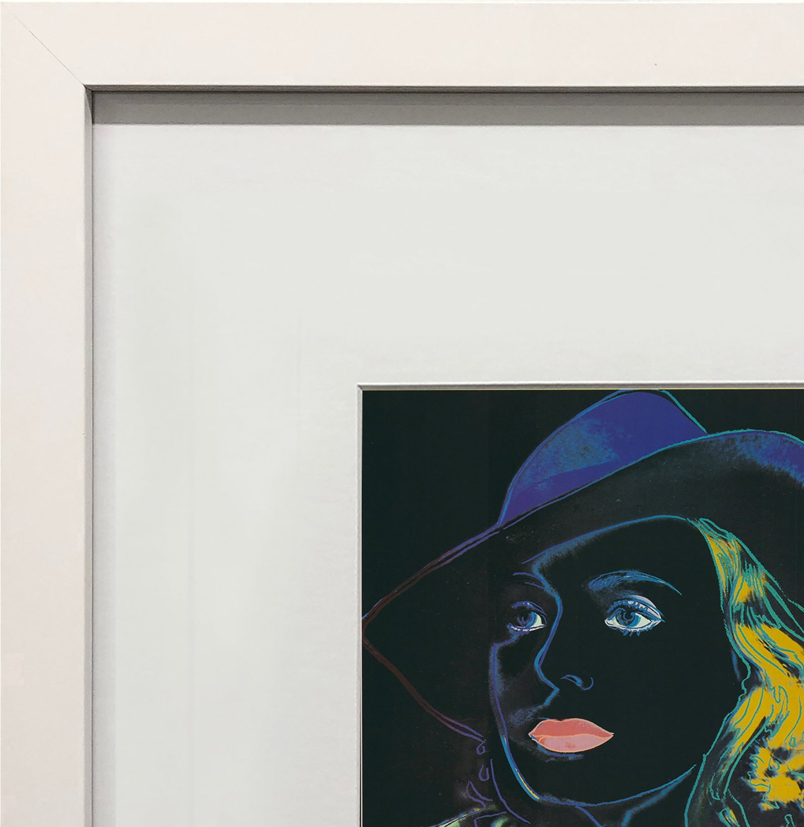 Andy Warhol - Portrait of Ingrid Bergman with Hat - 1983 Offset Lithograph 8" x 8" - 3