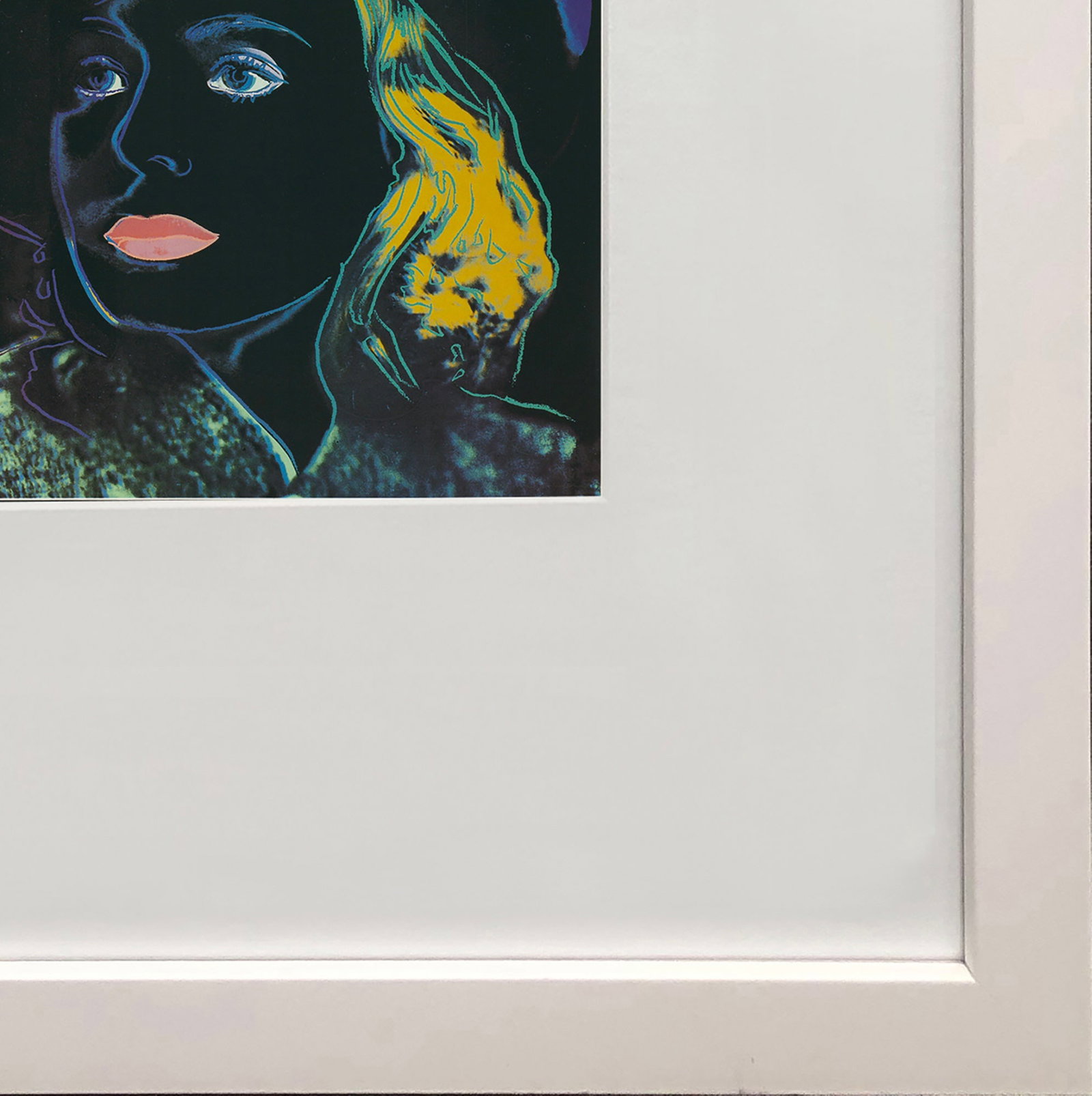 Andy Warhol - Portrait of Ingrid Bergman with Hat - 1983 Offset Lithograph 8" x 8" - 4
