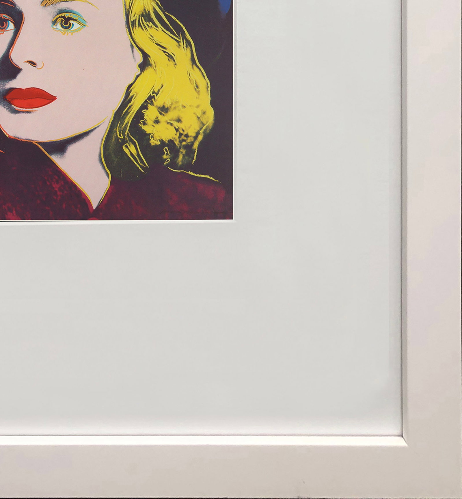 Andy Warhol - Portrait of Ingrid Bergman with Hat - 1983 Offset Lithograph 8" x 8" - 4