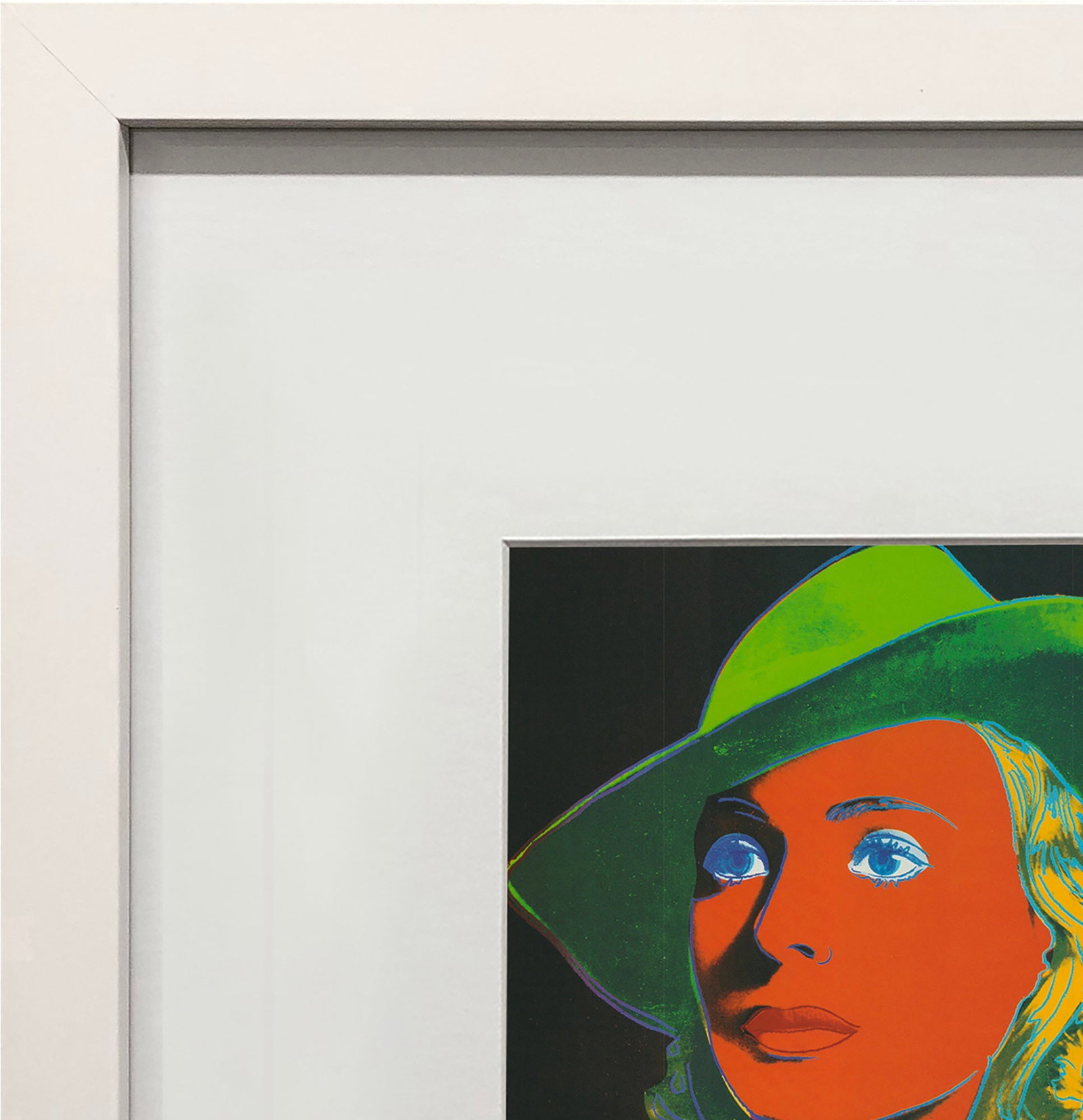 Andy Warhol - Portrait of Ingrid Bergman with Hat - 1983 Offset Lithograph 8" x 8" - 3