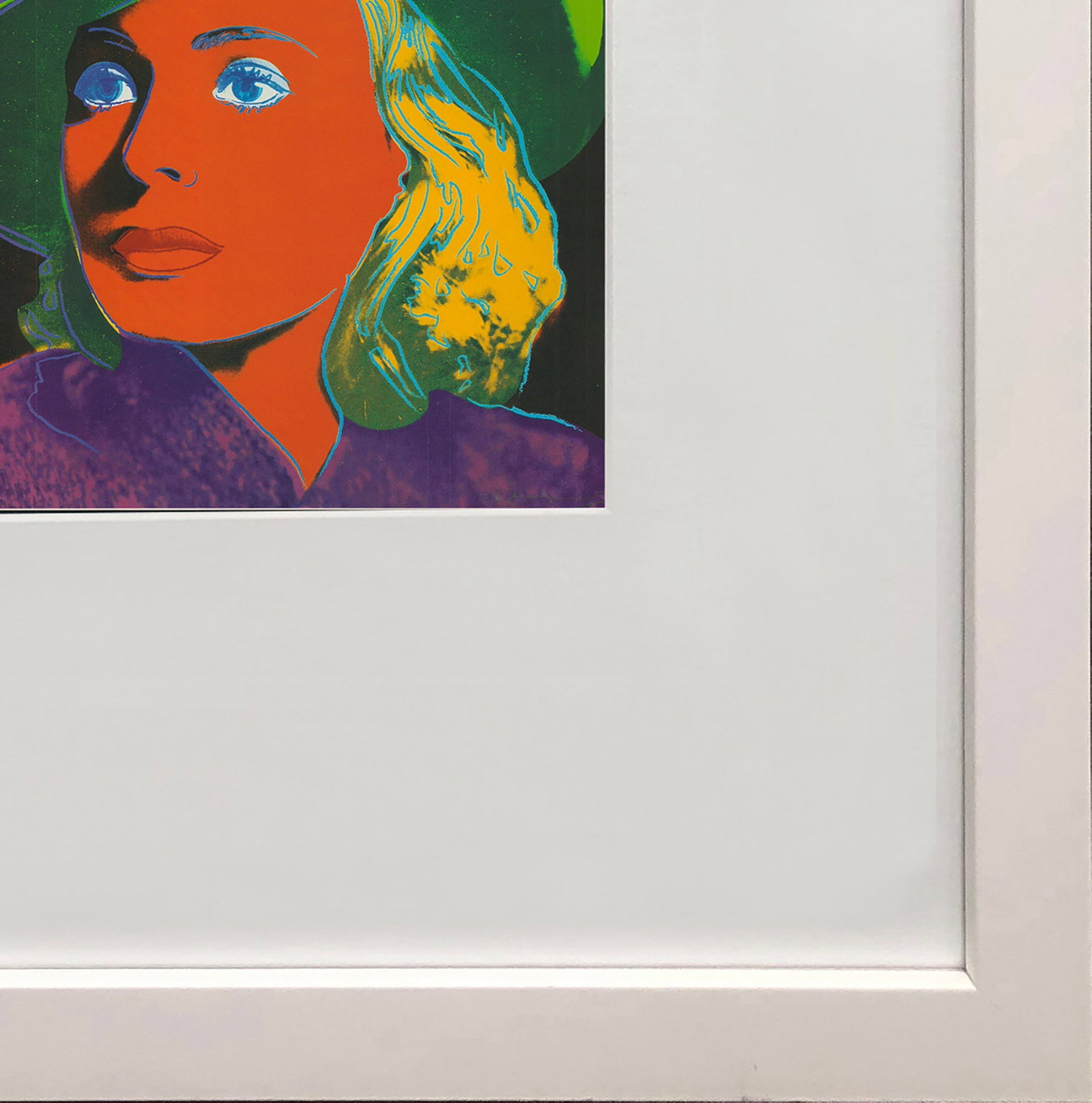 Andy Warhol - Portrait of Ingrid Bergman with Hat - 1983 Offset Lithograph 8" x 8" - 4