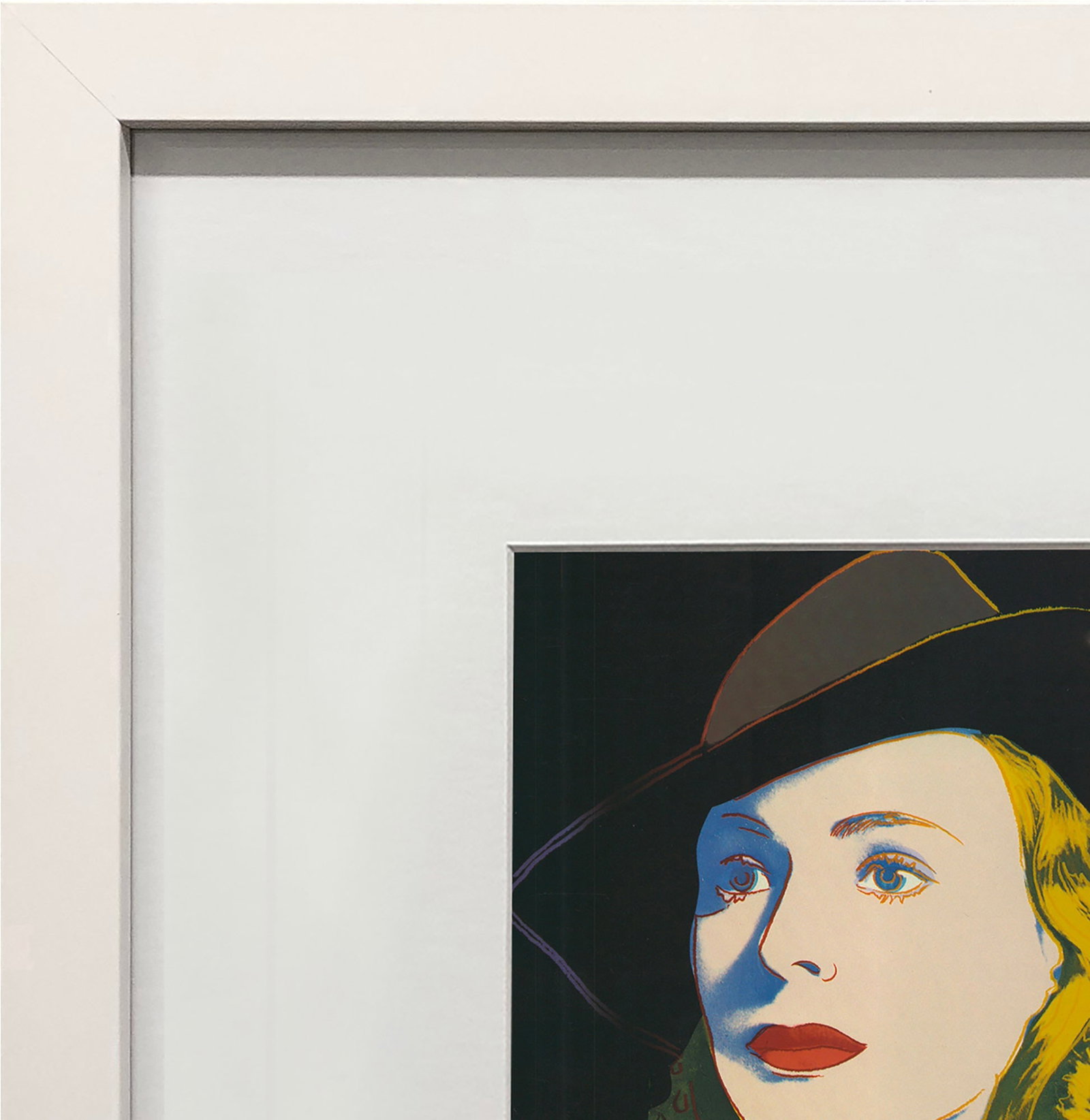 Andy Warhol - Portrait of Ingrid Bergman with Hat - 1983 Offset Lithograph 8" x 8" - 3