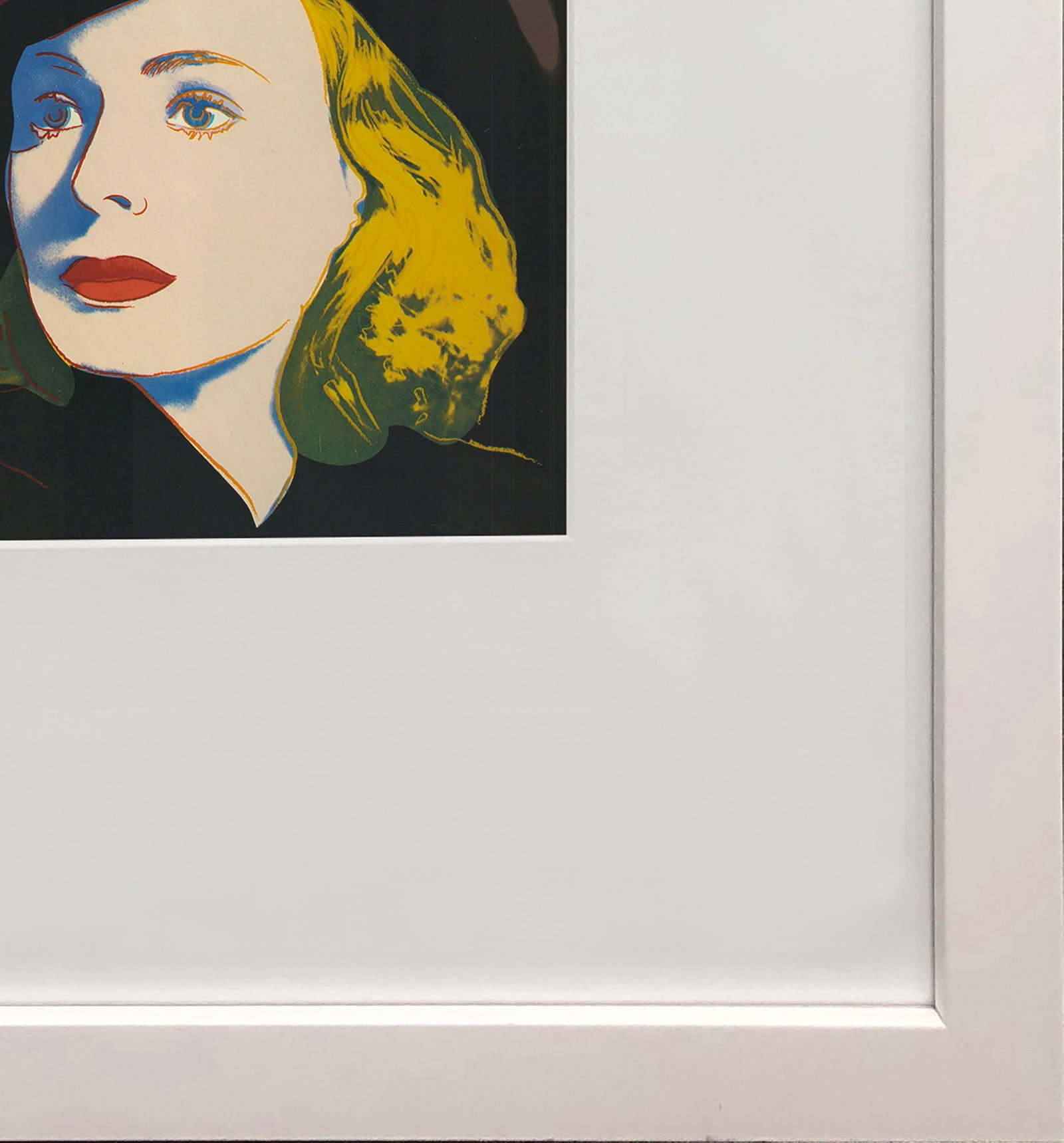 Andy Warhol - Portrait of Ingrid Bergman with Hat - 1983 Offset Lithograph 8" x 8" - 4