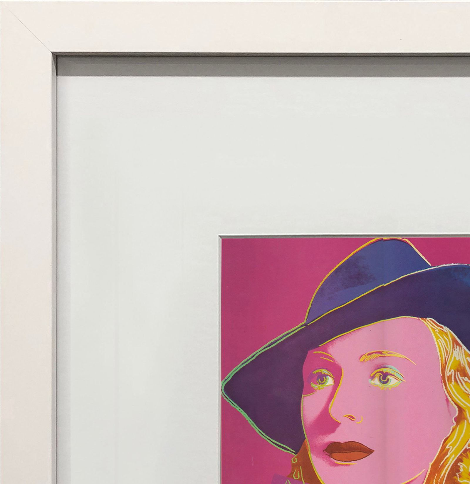 Andy Warhol - Portrait of Ingrid Bergman with Hat - 1983 Offset Lithograph 8" x 8" - 3
