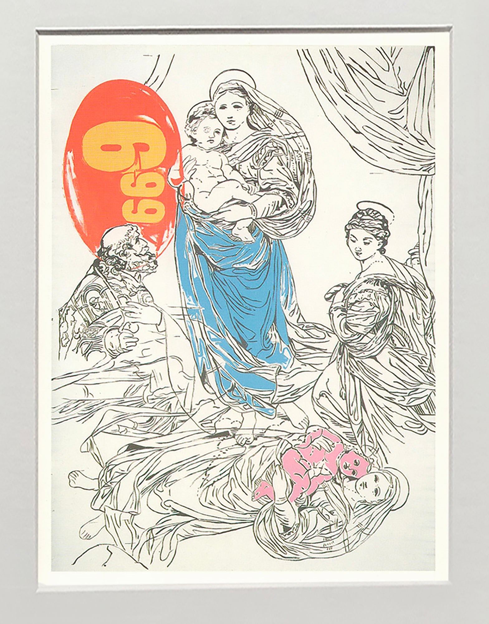 Andy Warhol - Raphael I - $6.99 - 1993 Offset Lithograph 7" x 5" - 2