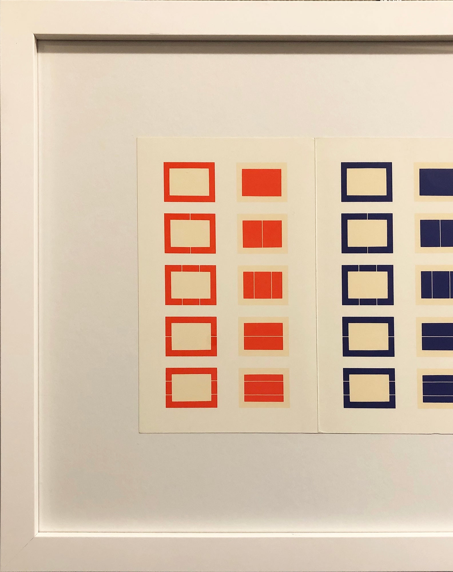 After Donald Judd - Framed Gallery Card, Series of Ten Woodcuts, (Donald Judd Exhibition) - 1988 - 5