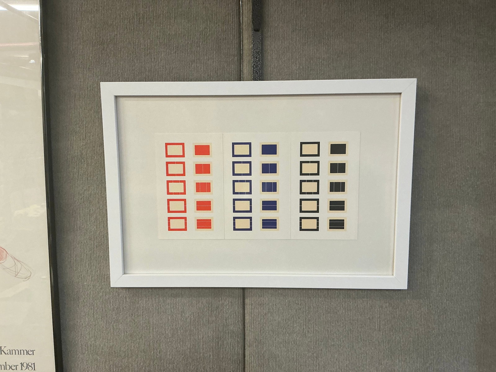 After Donald Judd - Framed Gallery Card, Series of Ten Woodcuts, (Donald Judd Exhibition) - 1988 - 6