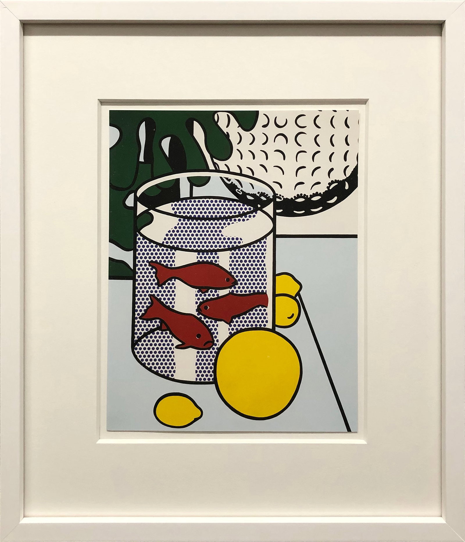 Roy Lichtenstein - Still Life with Goldfish Bowl - 1988 Serigraph 13.75" x 11.75" (1 of 4)