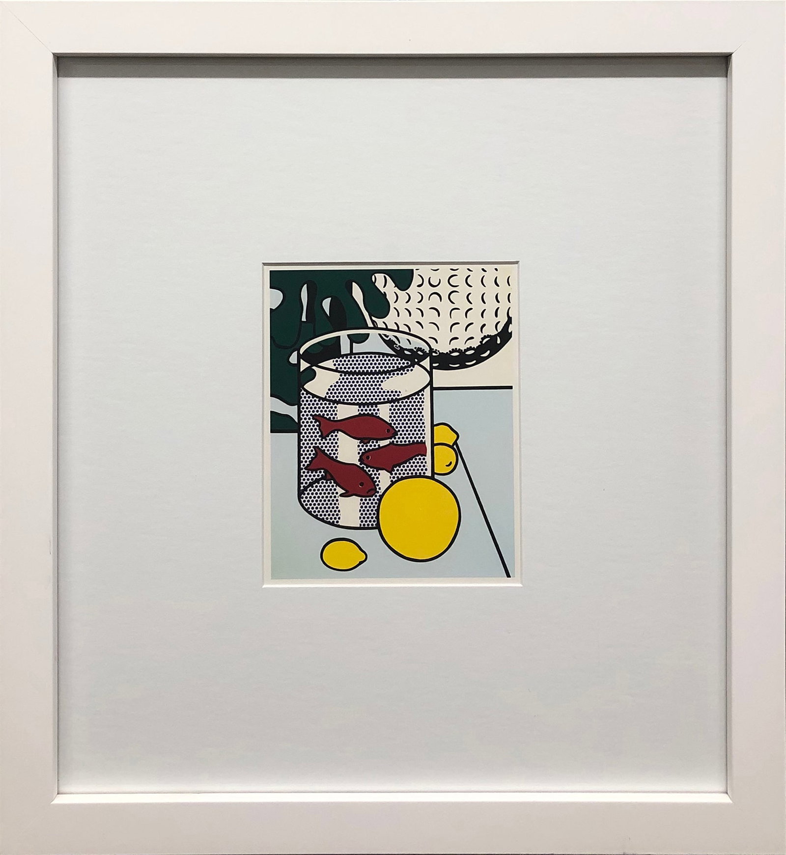 Roy Lichtenstein - Still Life with Goldfish Bowl - 1980 Offset Lithograph 7" x 5" (1 of 5)