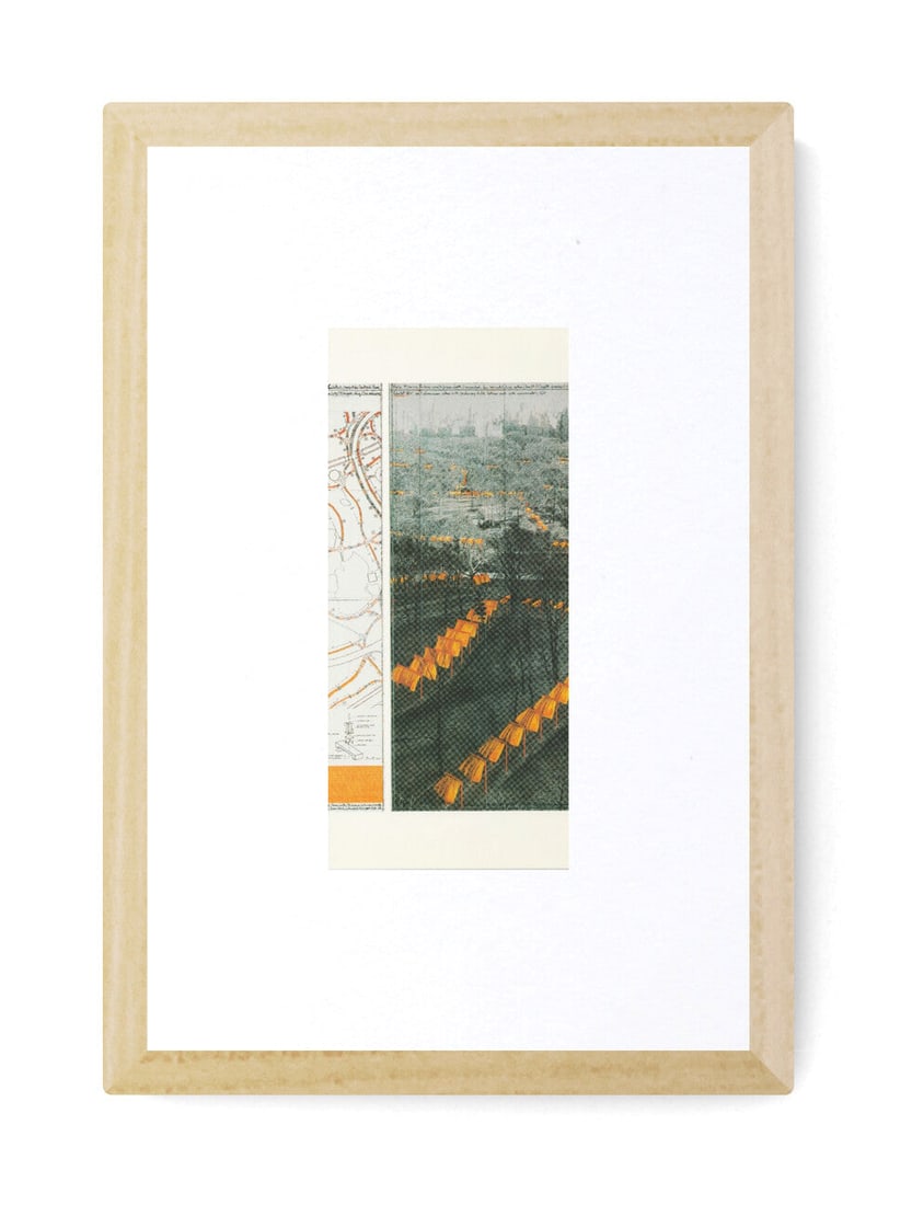 Javacheff Christo - The Gates, Project for Central Park, New York City - 2003 Offset Lithograph 4.5" (1 of 1)