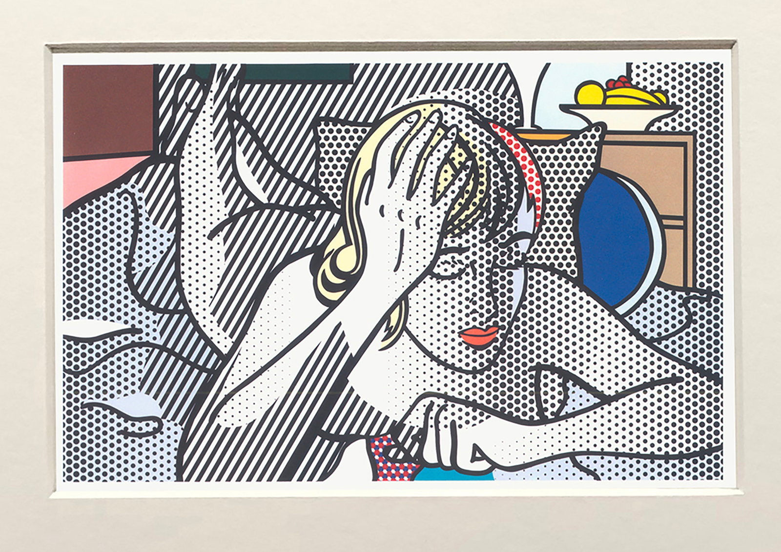 Roy Lichtenstein - Thinking Figure - 1997 Offset Lithograph 8.5" x 11" - 2