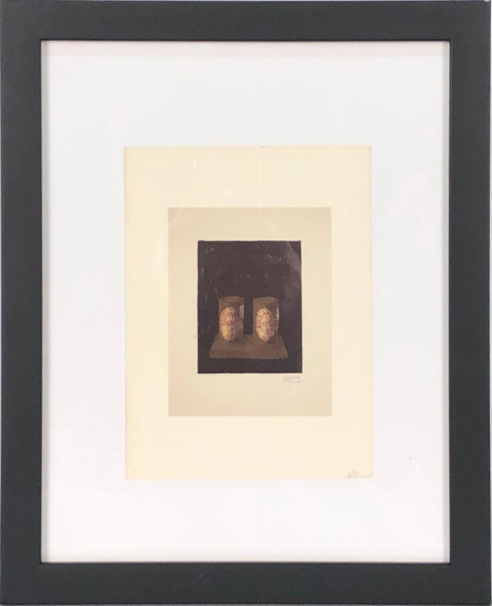 Jasper Johns - Two Ale Cans - 1975 Offset Lithograph 12" x 10": Title: Jasper Johns - Two Ale Cans - 1975 Offset Lithograph 12" x 10" Description: "Two Ale Cans" by Jasper Johns, 1975 Unsigned Offset Lithograph. Paper size is 12 x 10 inches, with an image size of 