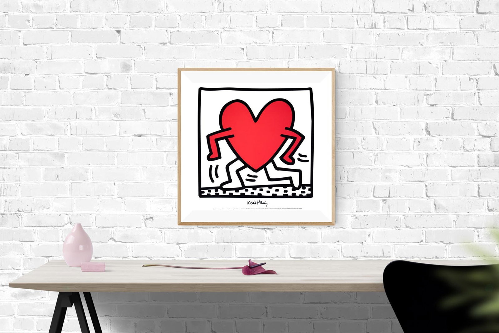Keith Haring - Untitled (1984) - 1990 Offset Lithograph 10.25" x 10.25" - 3