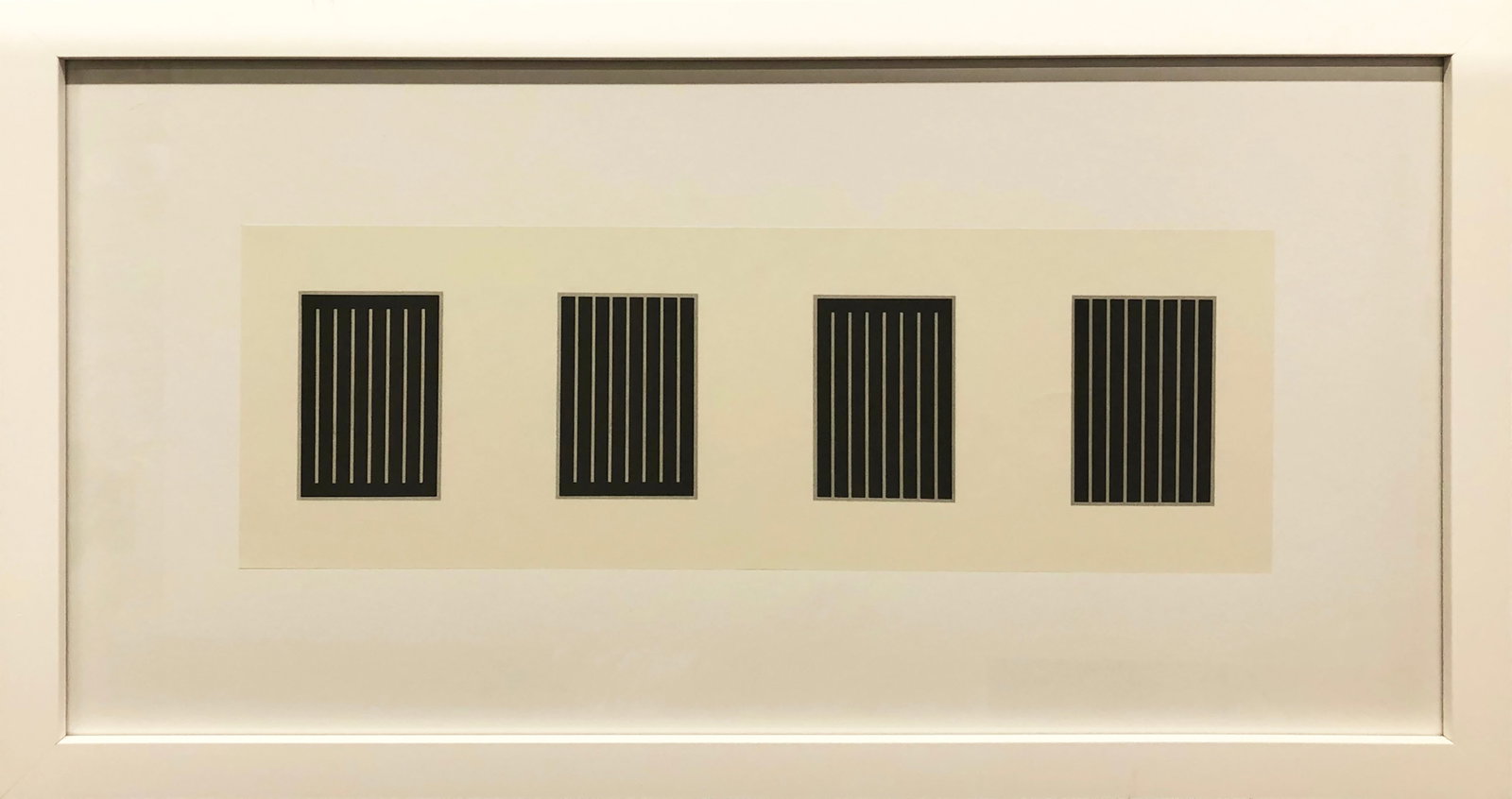 After Donald Judd - Framed Invitation Card (Donald Judd: The Last Editions) - 1994 Offset Lithograph (1 of 10)