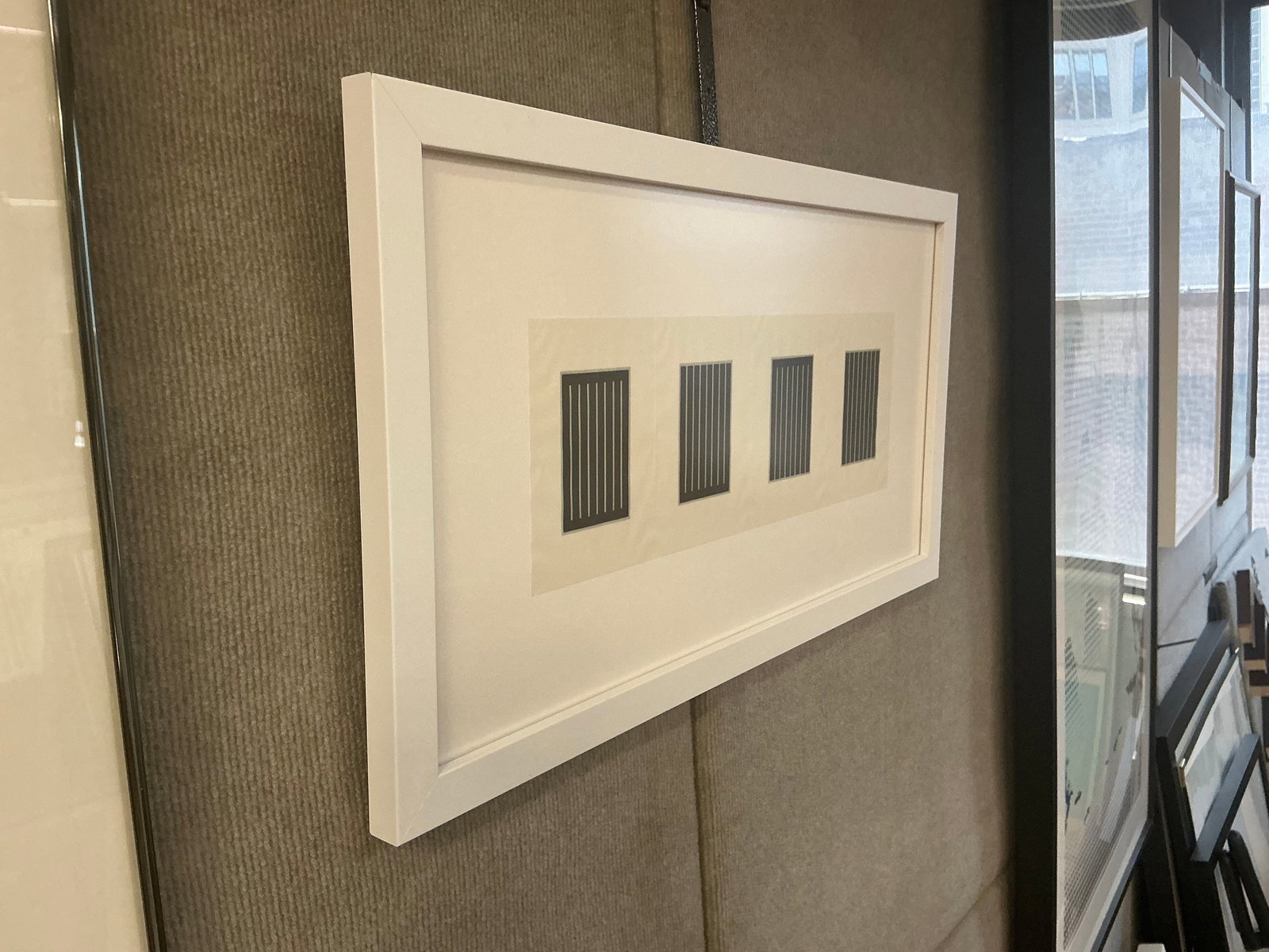 After Donald Judd - Framed Invitation Card (Donald Judd: The Last Editions) - 1994 Offset Lithograph - 7