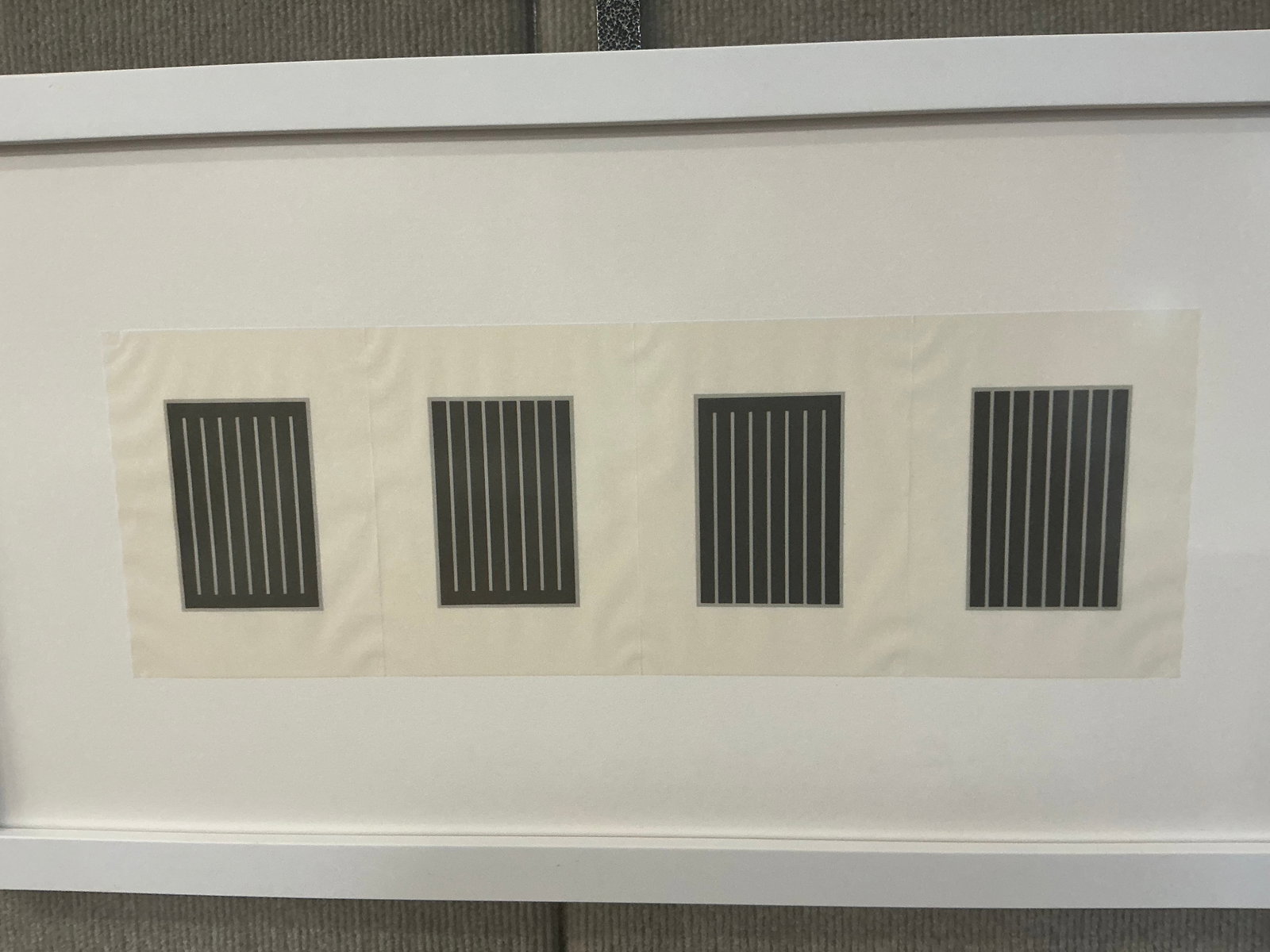 After Donald Judd - Framed Invitation Card (Donald Judd: The Last Editions) - 1994 Offset Lithograph - 8