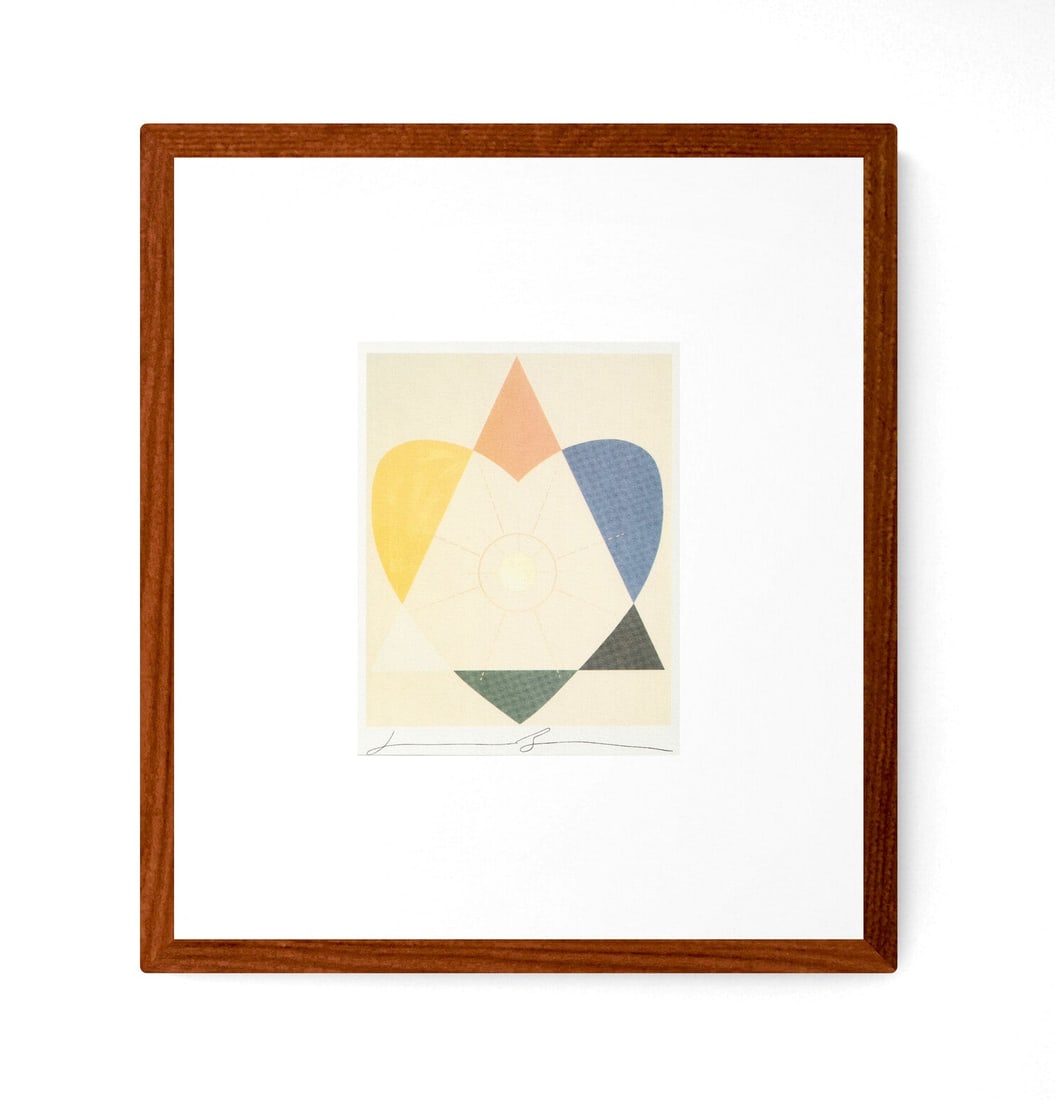 Jonathan Borofsky - Untitled, Invitation - 1995 Offset Lithograph 8.75" x 7.25" (1 of 2)