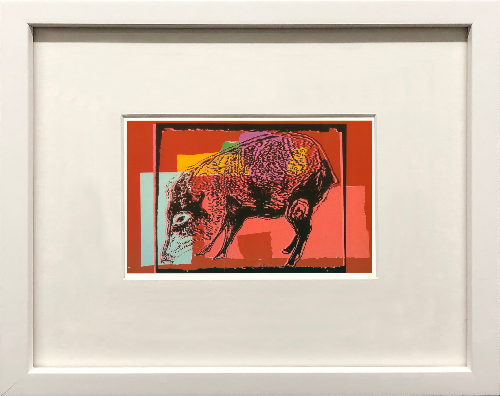 Andy Warhol - Vanishing Animals: Giant Chaco Peccary - 1991 Offset Lithograph 12.25" x 15.75": Title: Andy Warhol - Vanishing Animals: Giant Chaco Peccary - 1991 Offset Lithograph 12.25" x 15.75" Description: "Vanishing Animals: Giant Chaco Peccary" by Andy Warhol, 1991 Unsigned Offset