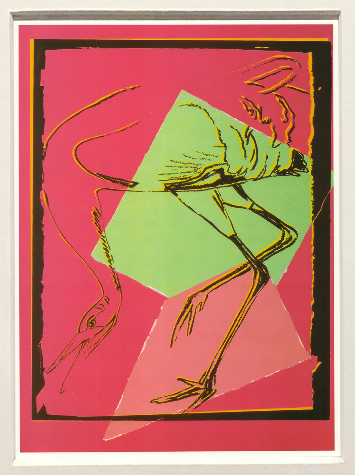 Andy Warhol - Vanishing Animals: Whooping Crane - 1991 Offset Lithograph 15.75" x 12.25" - 2