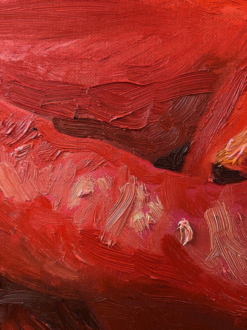 Oil painting Bloom between love and farewell Oleksandr Gukalov - 11