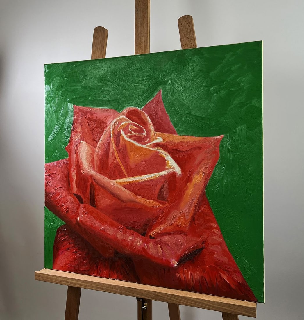 Oil painting Bloom between love and farewell Oleksandr Gukalov - 2