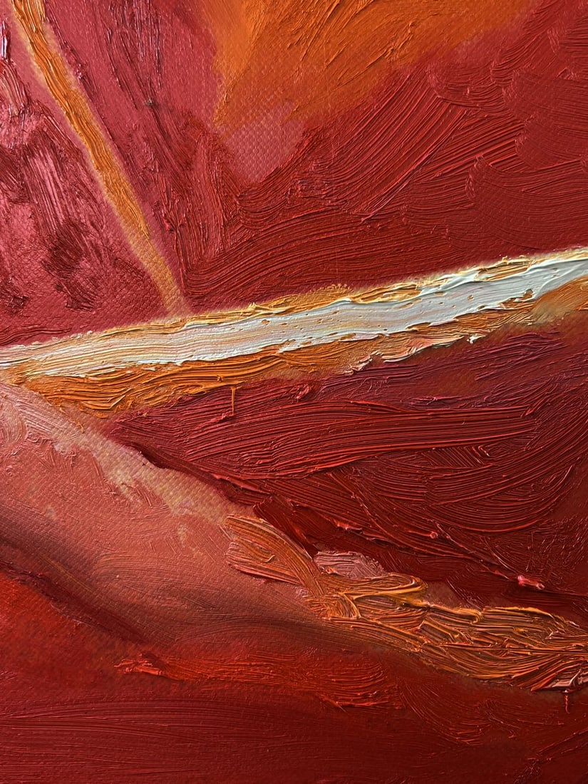 Oil painting Bloom between love and farewell Oleksandr Gukalov - 8